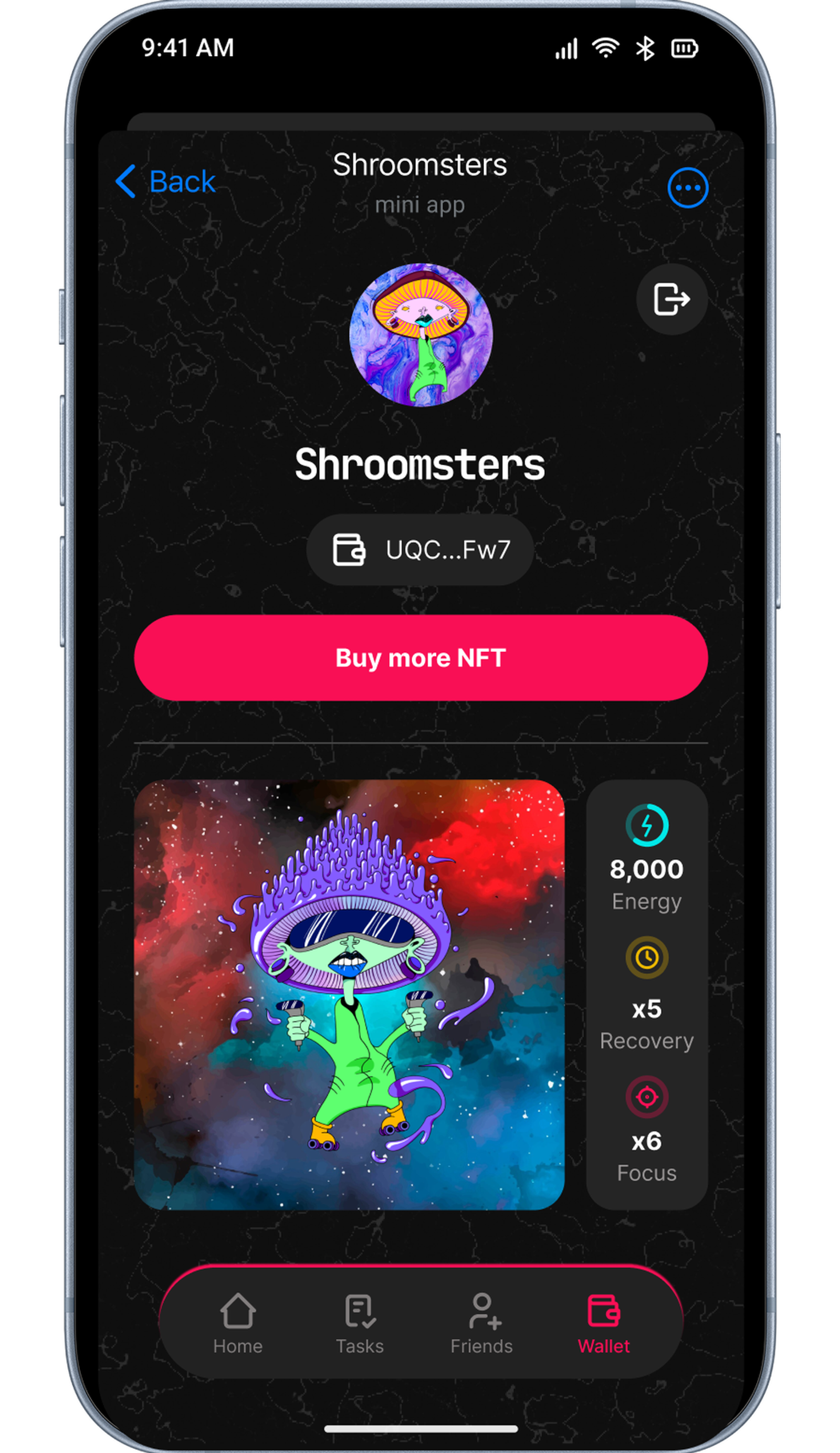 Shroomsters в Телеграм — скриншот 5