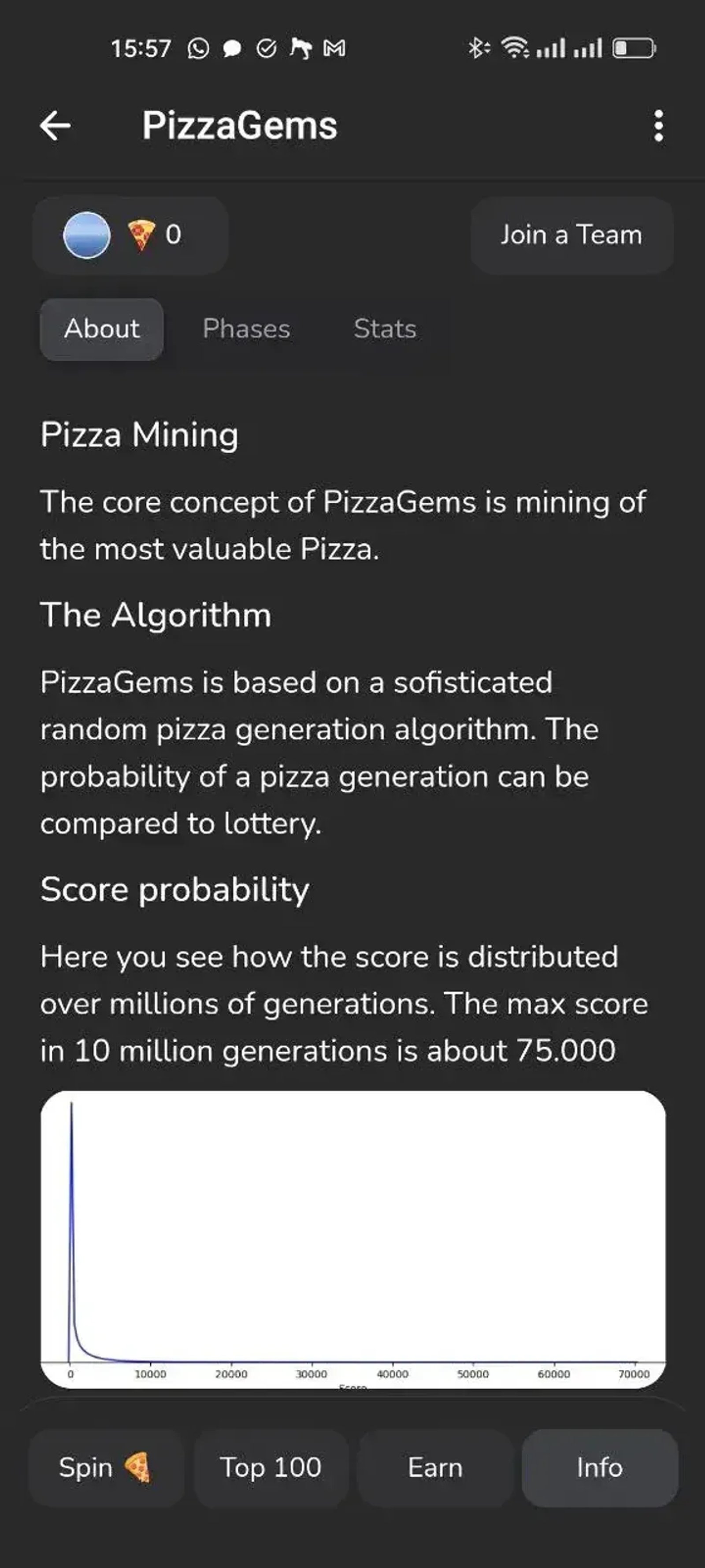 PizzaGems в Телеграм — скриншот 3