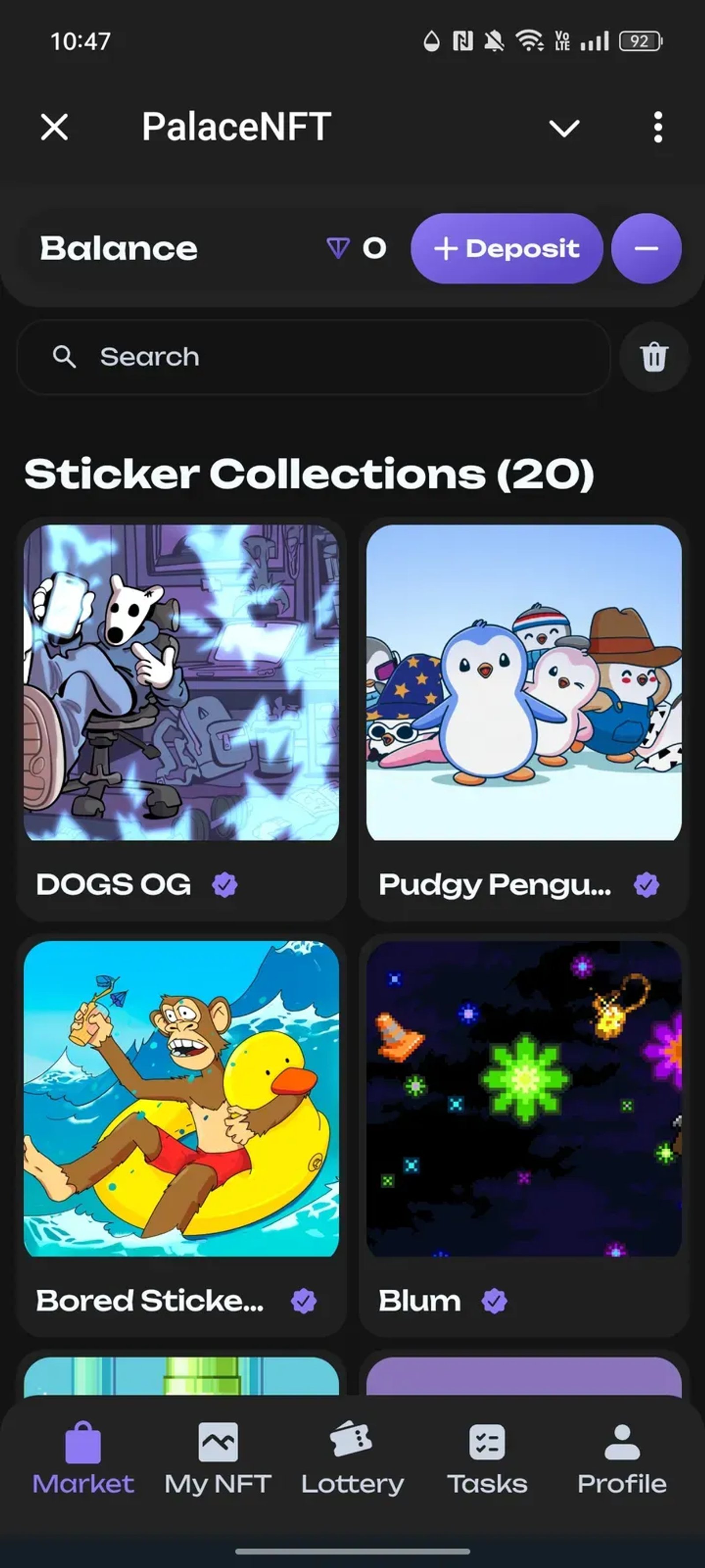 PalaceNFT Telegram Screenshot 1