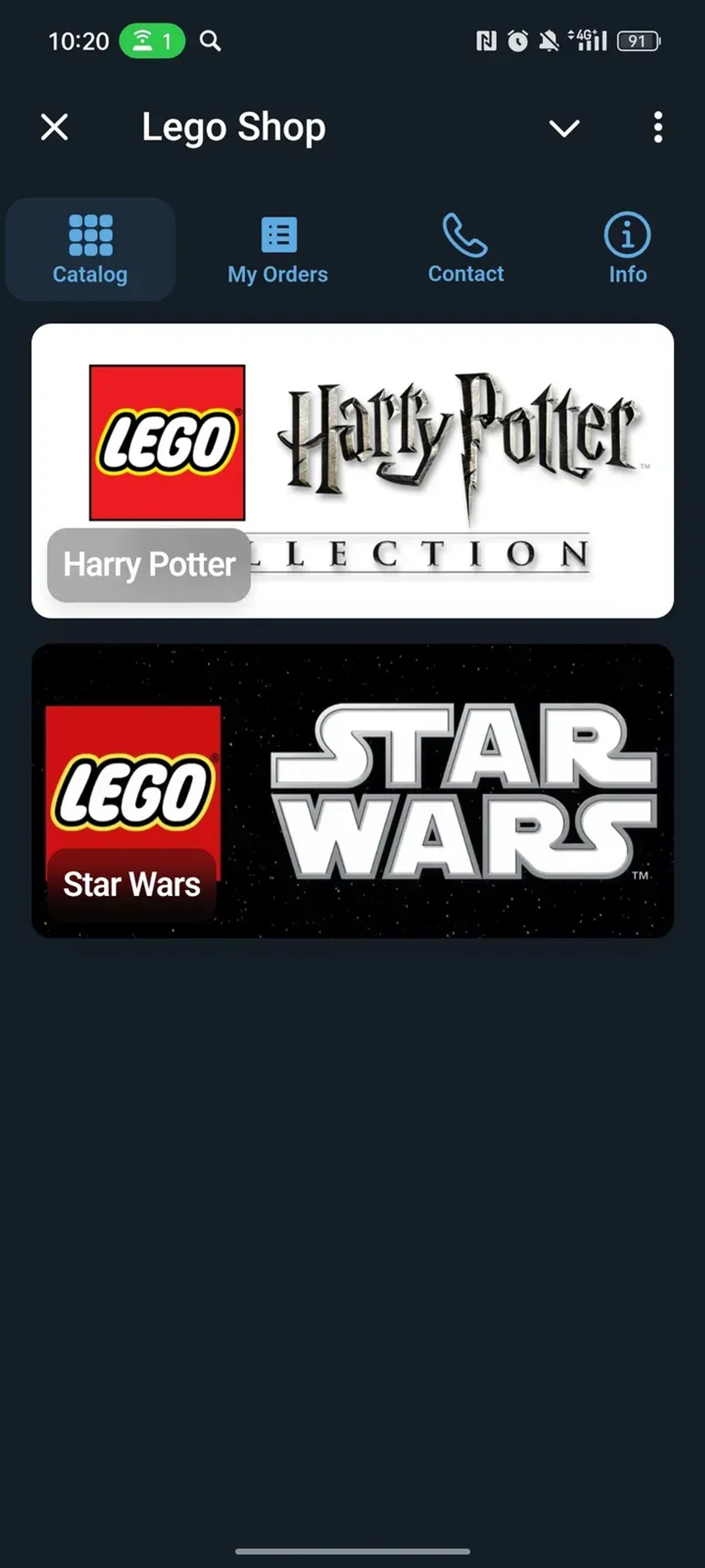 Lego Shop в Телеграм — скриншот 1