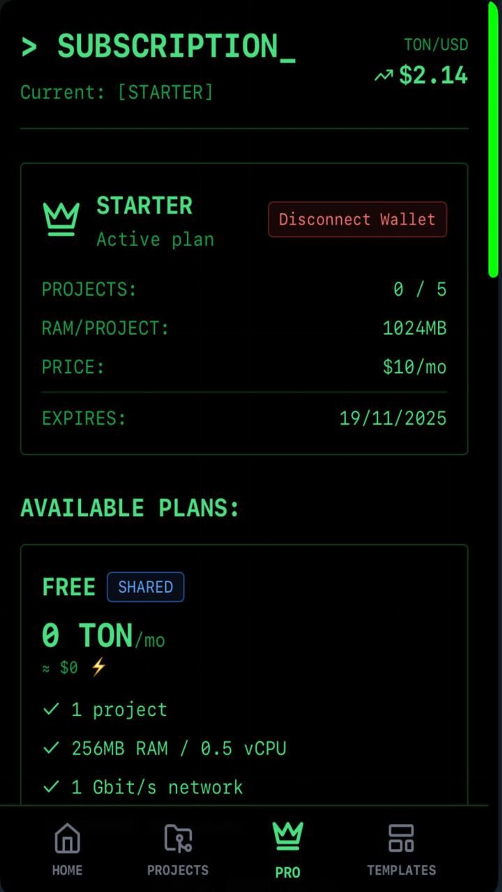 Ghost Shell в Telegram — скриншот 4
