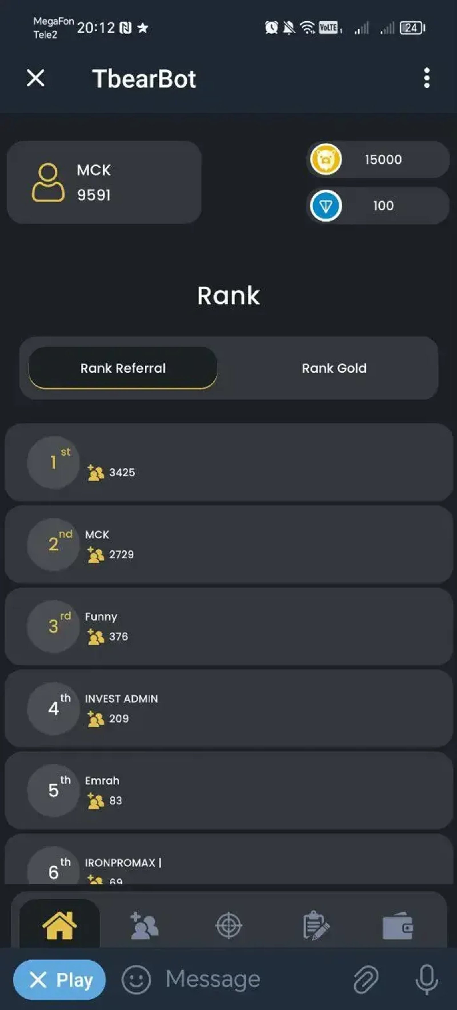 TbearBot Telegram Screenshot 2