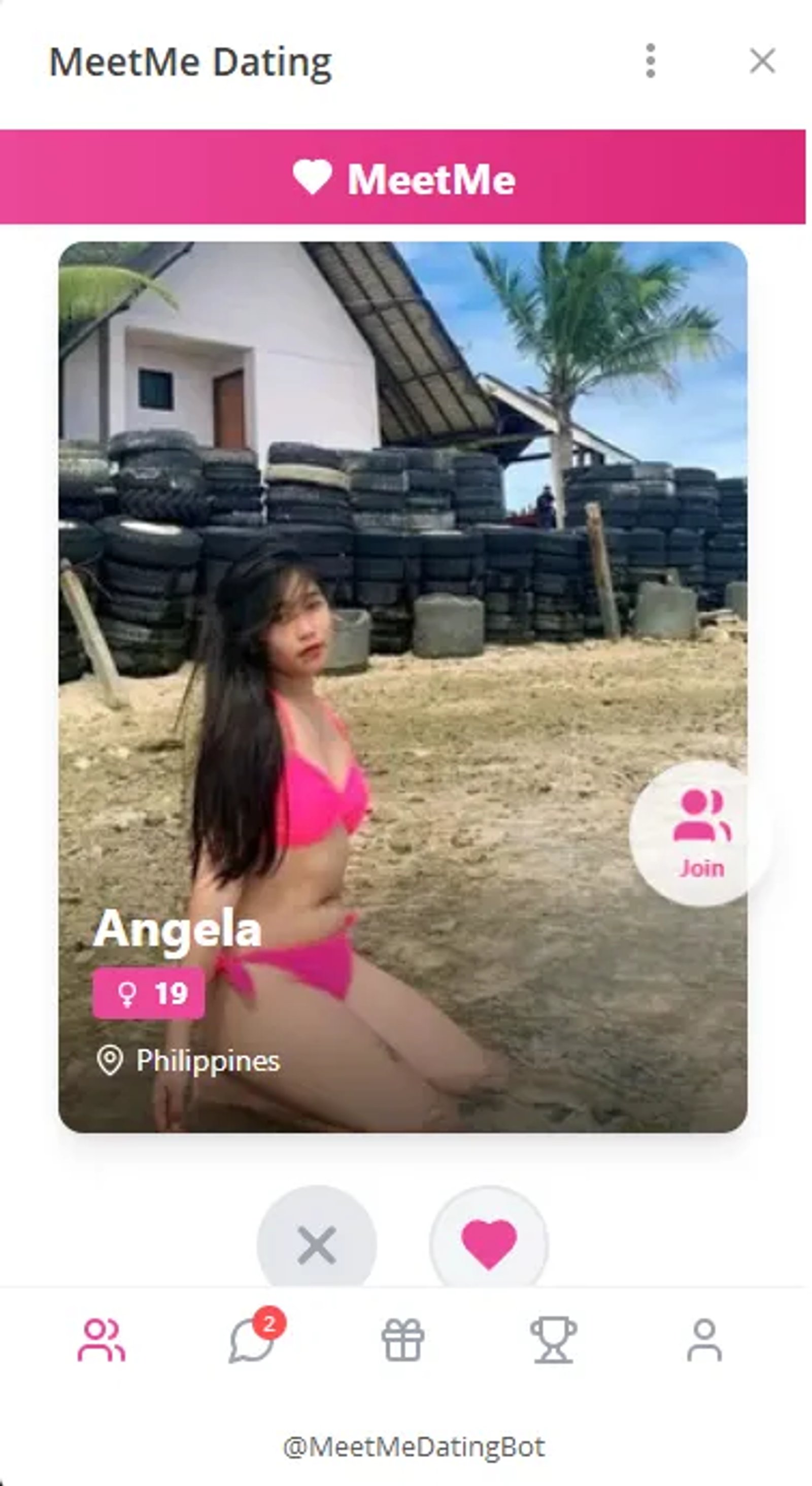 MeetMe Telegram Screenshot 1