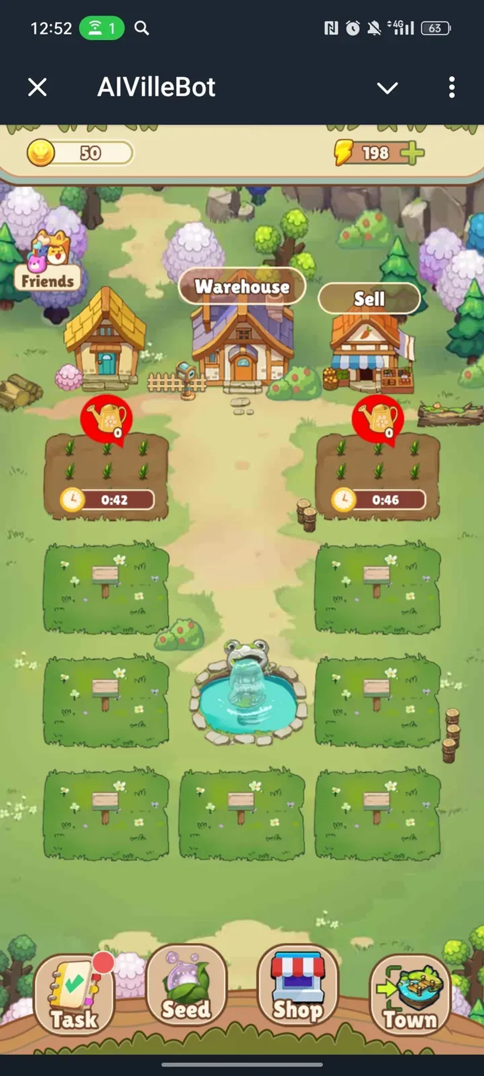 AIVilleBot в Телеграм — скриншот 1