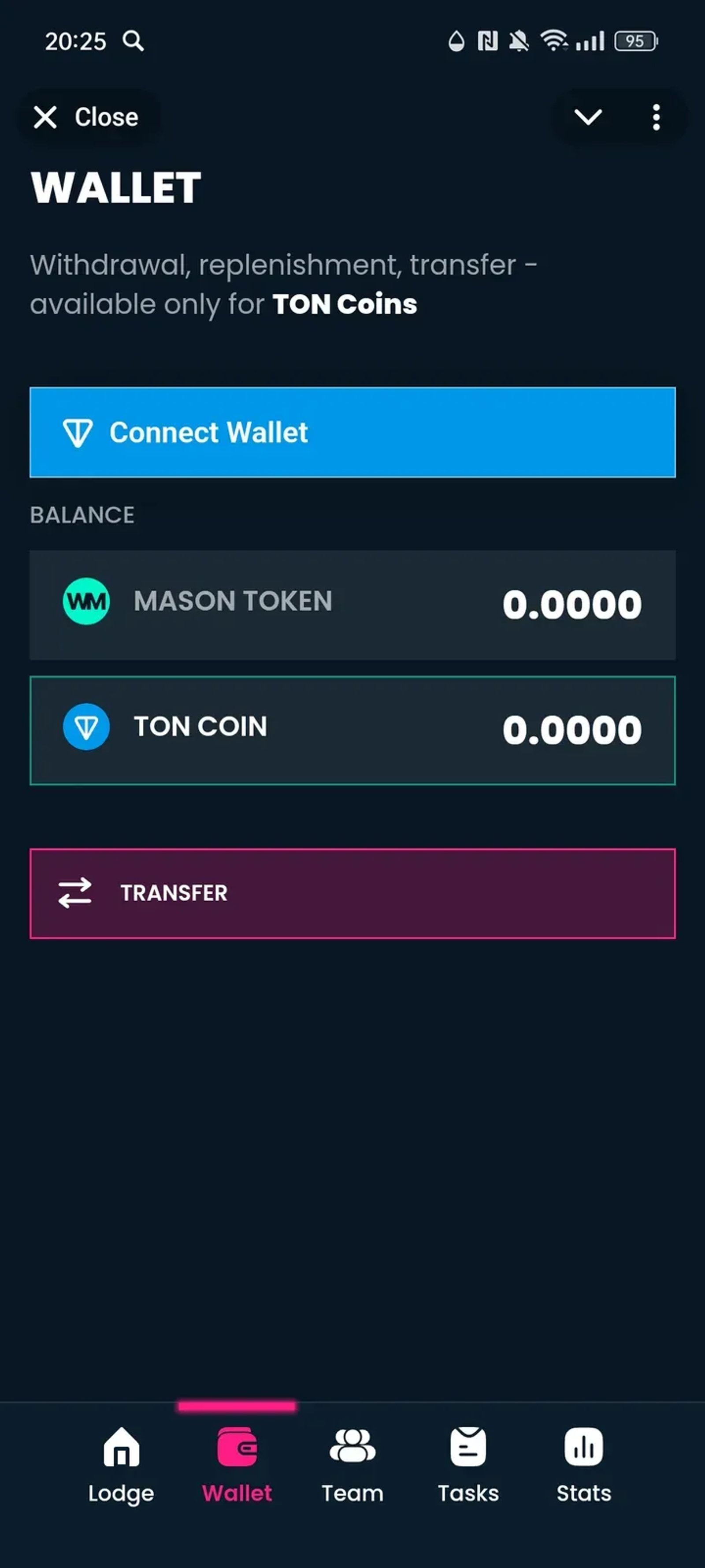 Ton Mason Game в Телеграм — скриншот 2