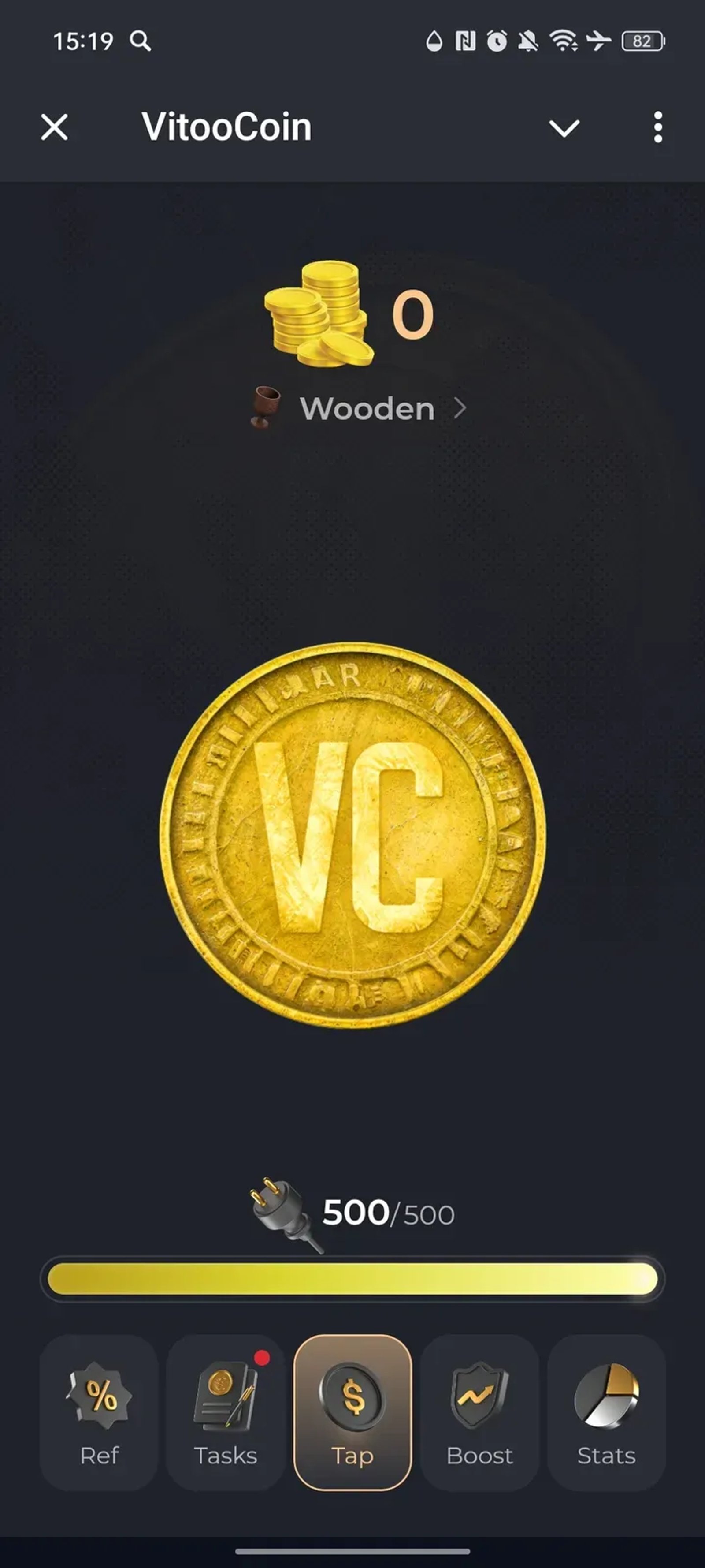 VitooCoin в Телеграм — скриншот 1