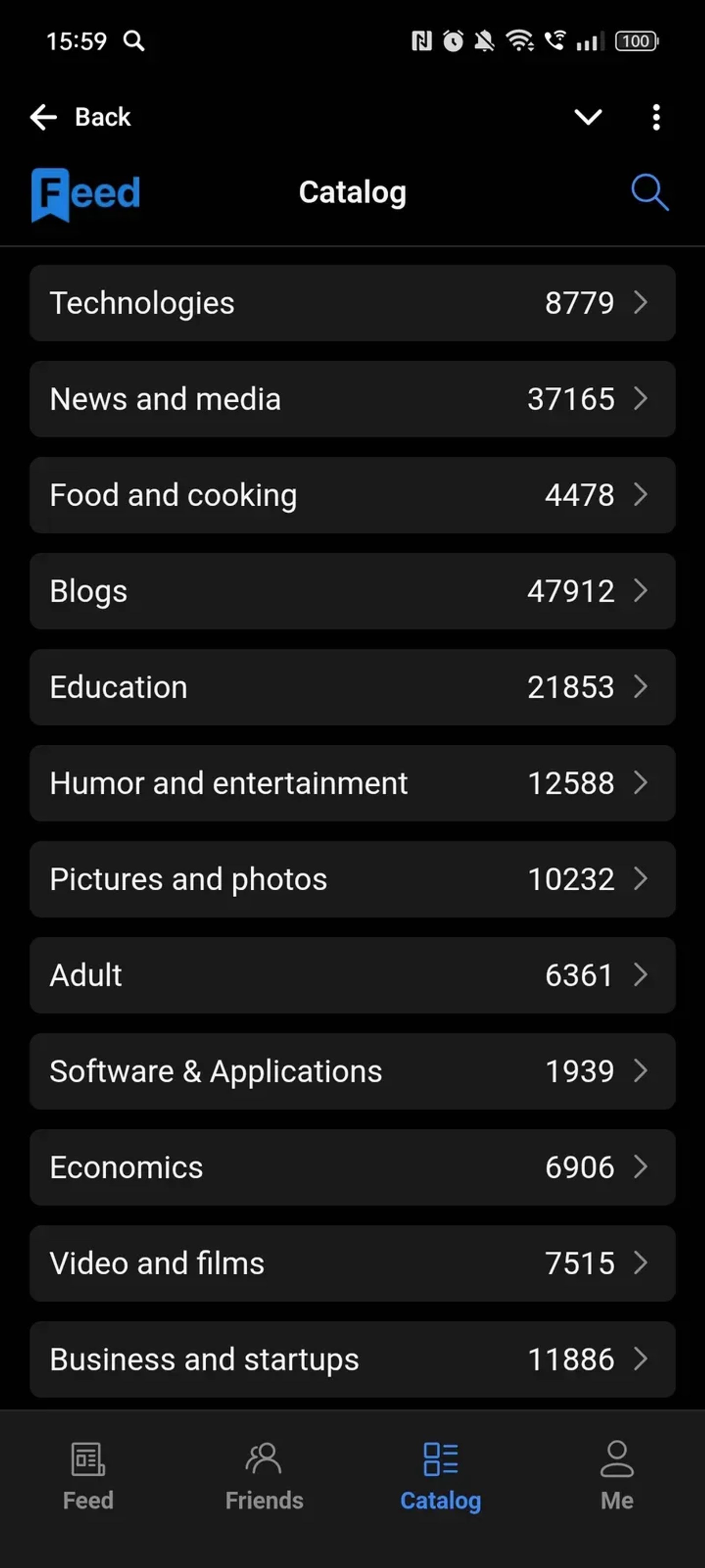 Feed в Телеграм — скриншот 3