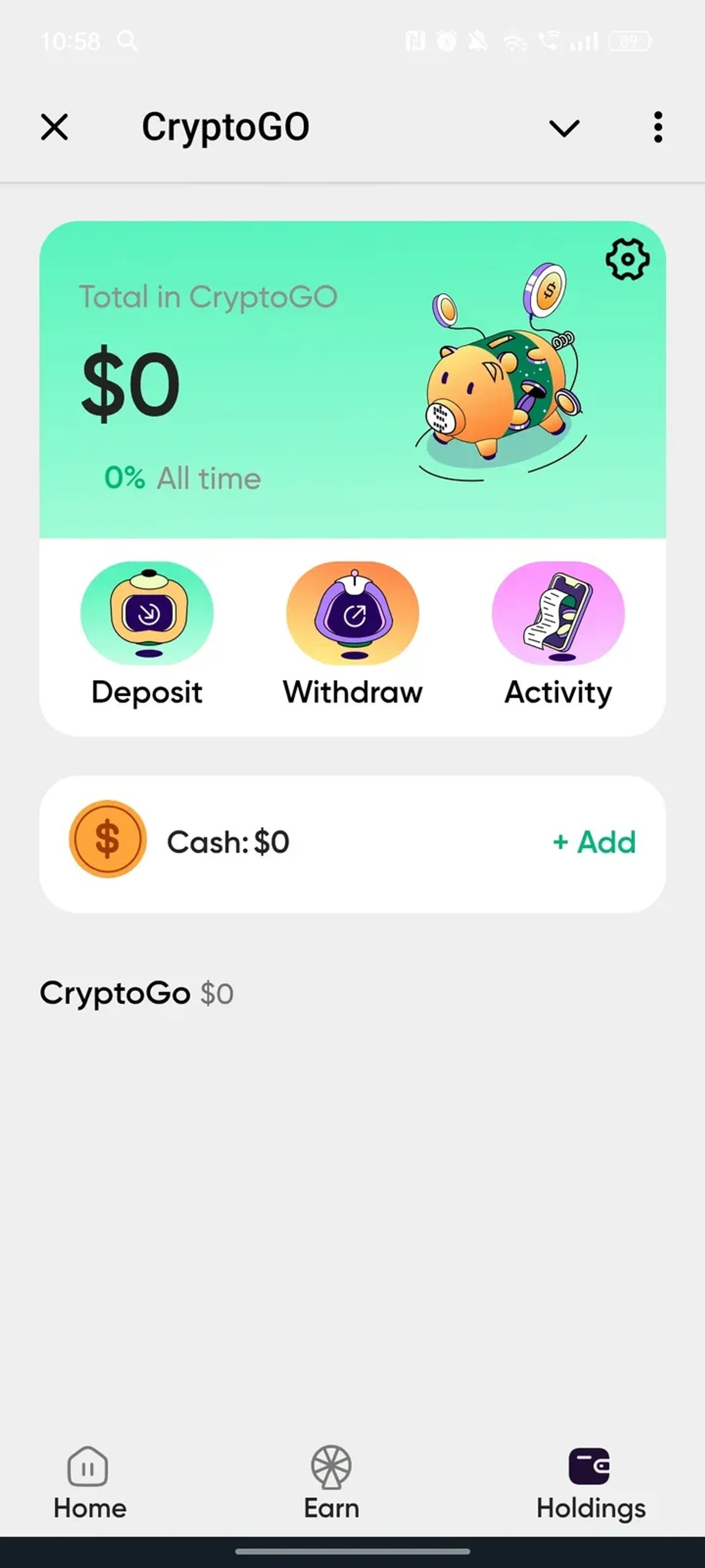 CryptoGO в Телеграм — скриншот 4
