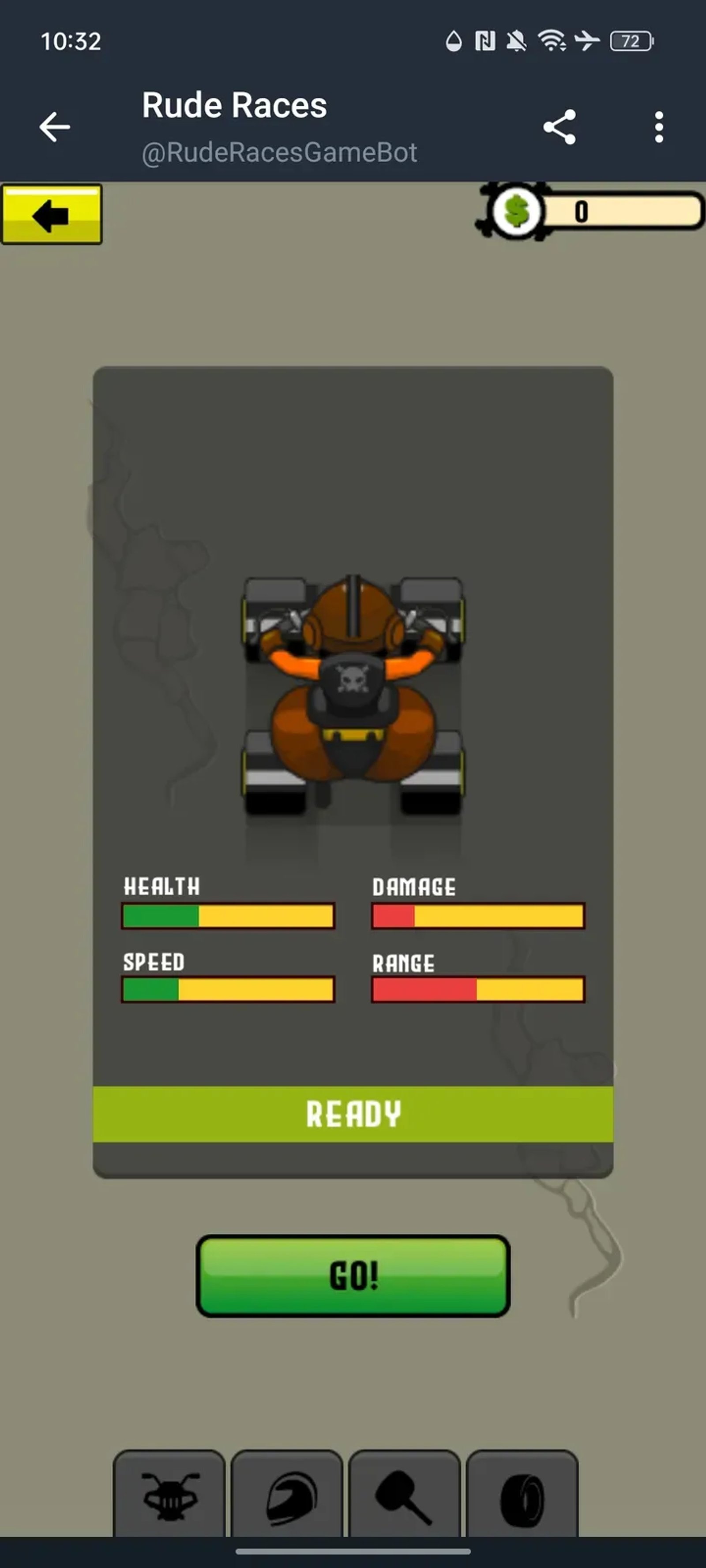 Rude Races Game в Телеграм — скриншот 4