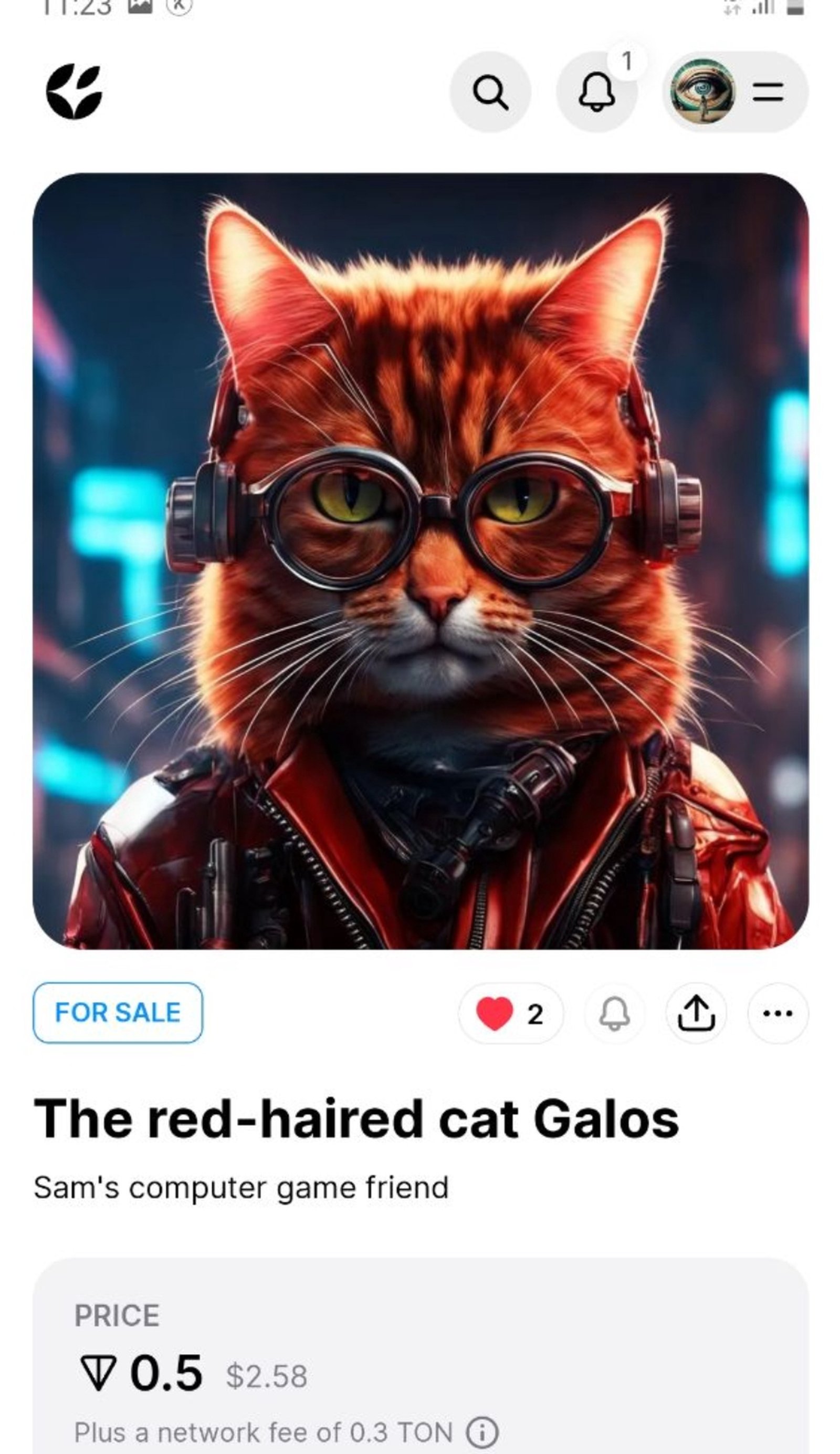 Animals Cyberpunk в Телеграм — скриншот 3