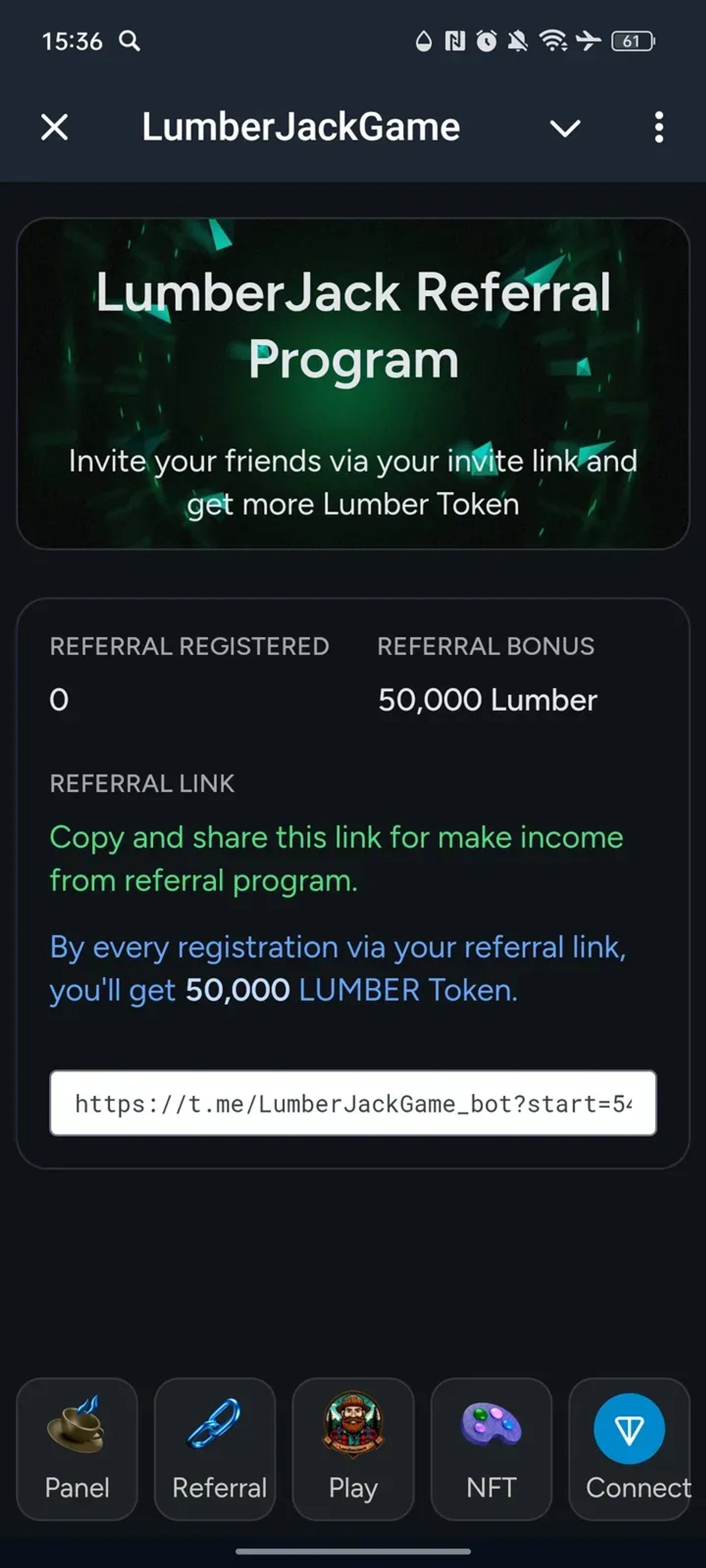 LumberJackGame в Телеграм — скриншот 3