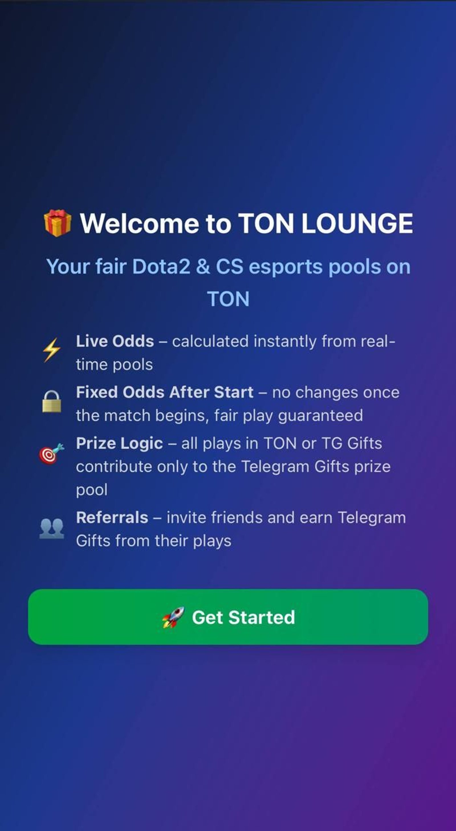 TonLounge Telegram Screenshot 1