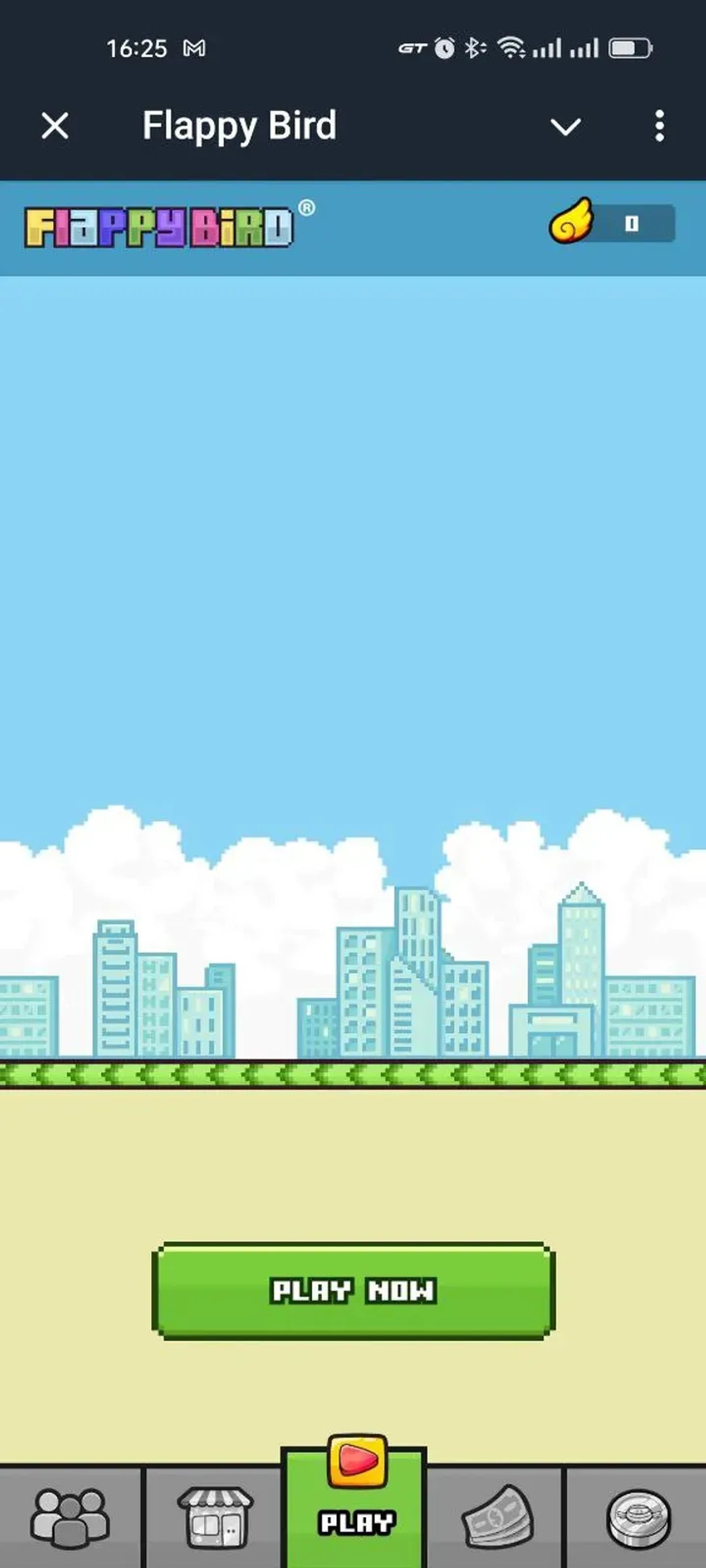Flappy Bird в Телеграм — скриншот 3