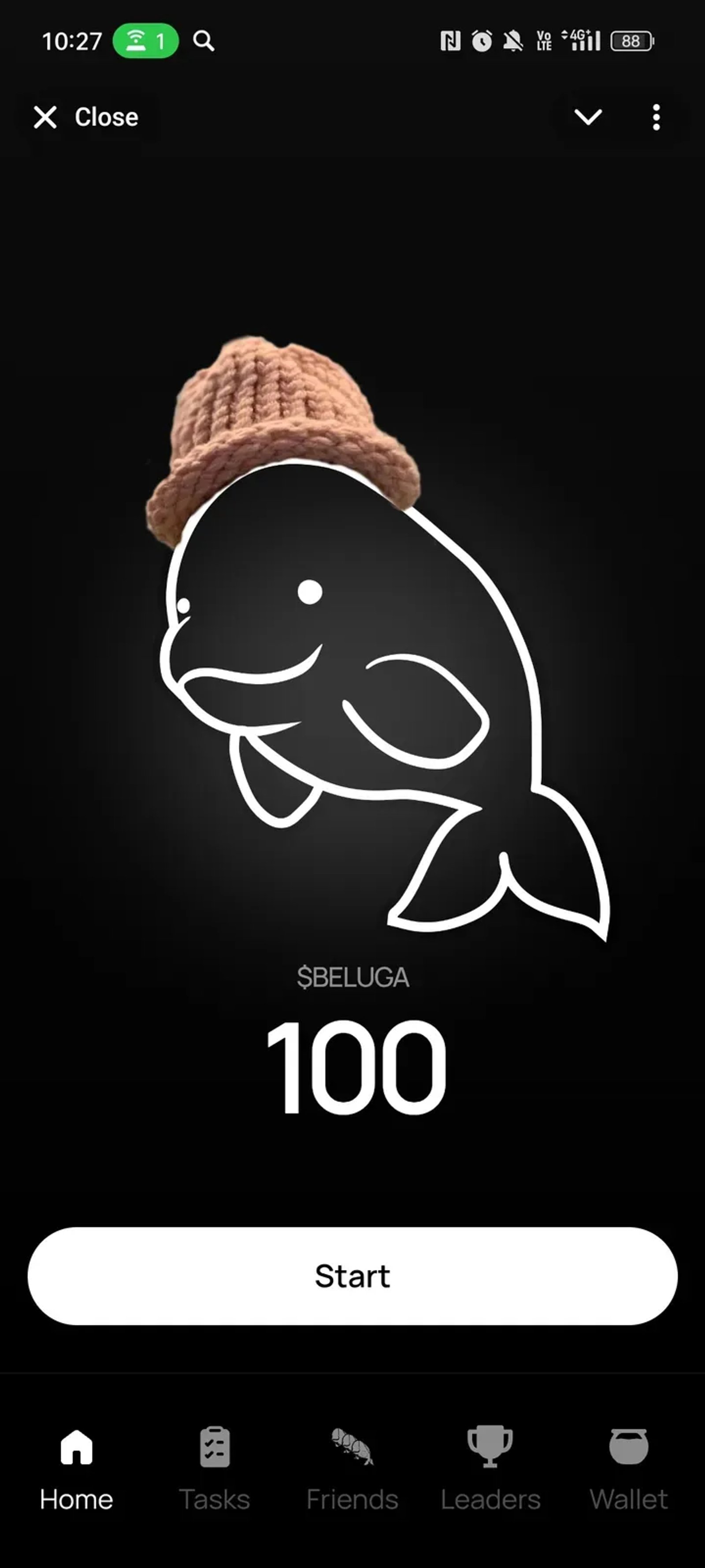 BELUGA в Телеграм — скриншот 1