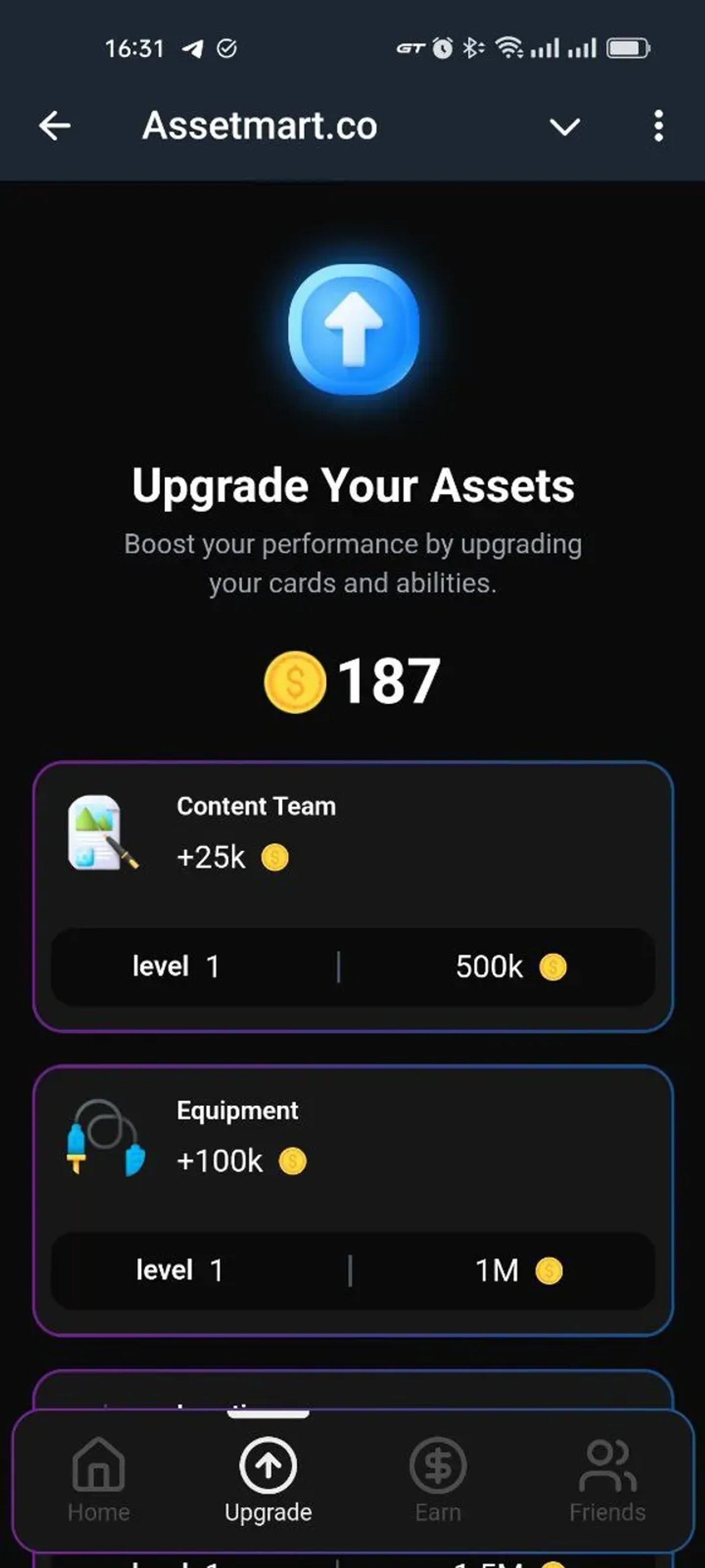 Assetmart в Телеграм — скриншот 5