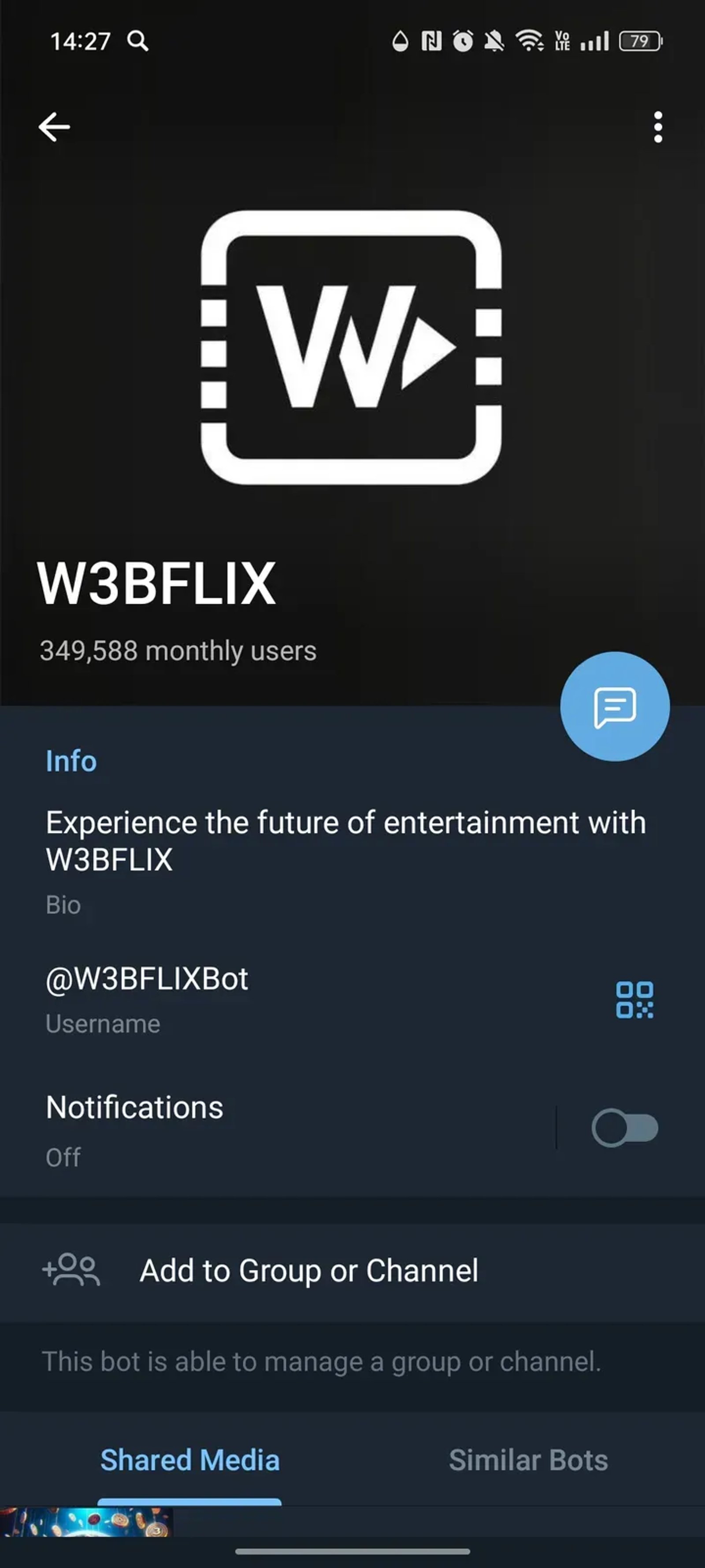 W3BFLIX в Телеграм — скриншот 4