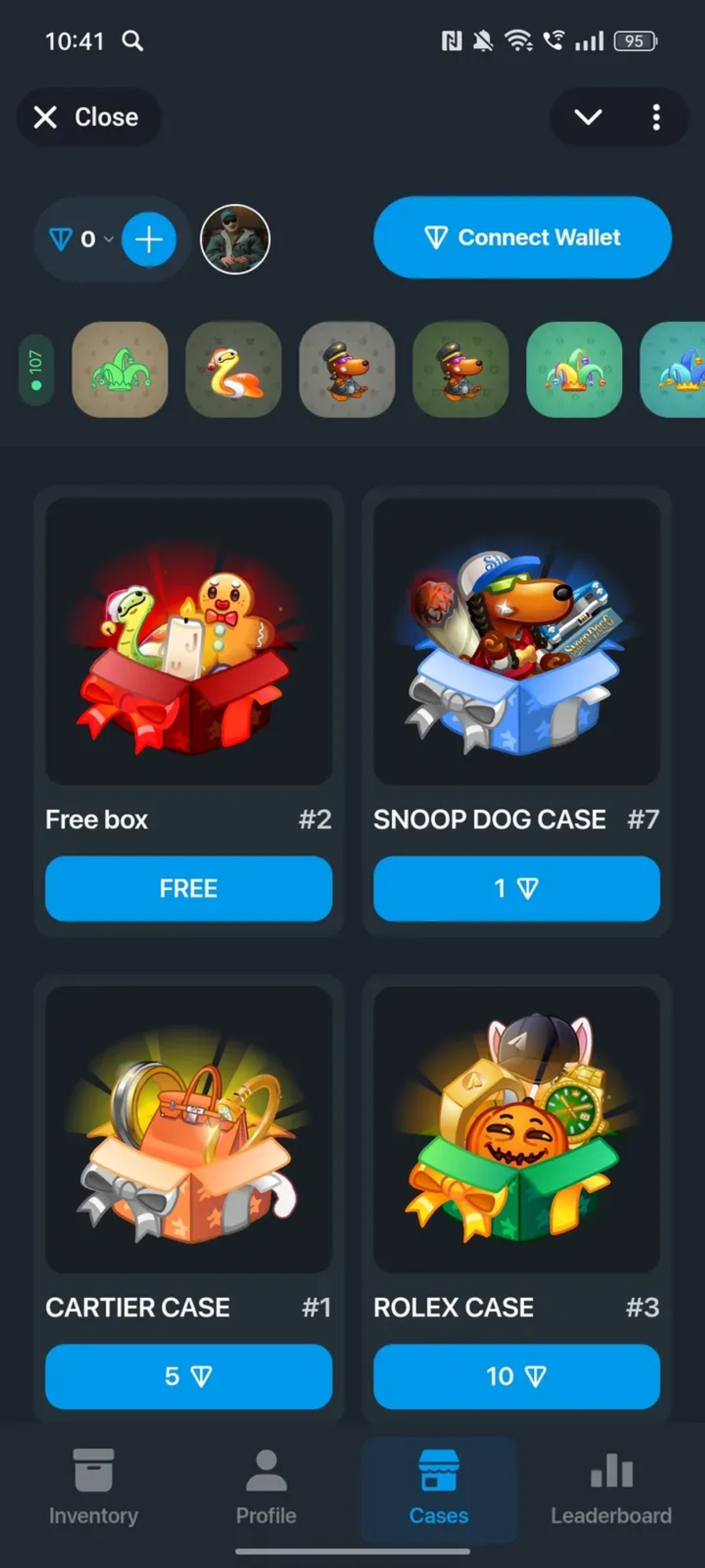 1CASE в Телеграм — скриншот 1