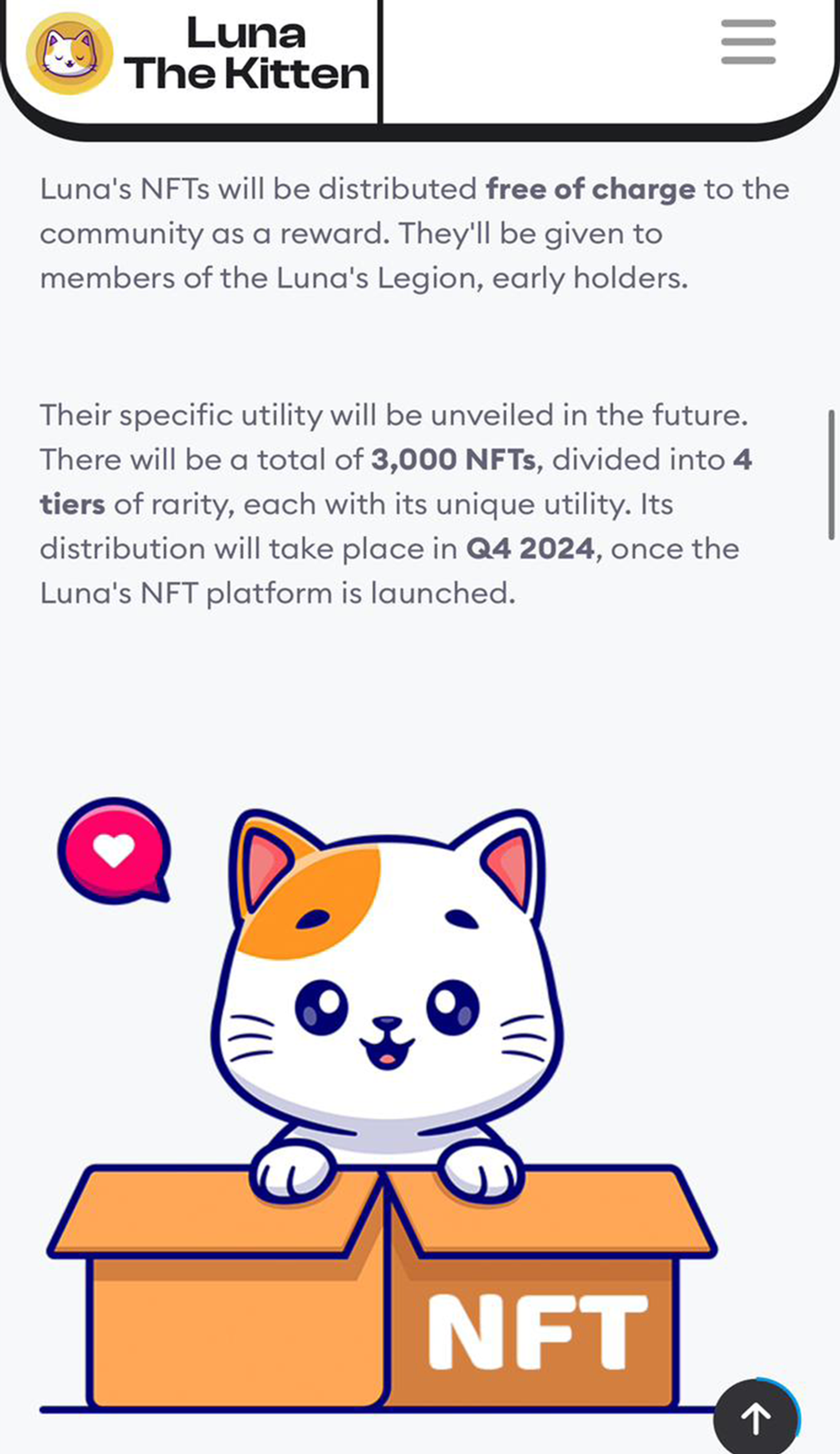 Luna The Kitten в Телеграм — скриншот 5