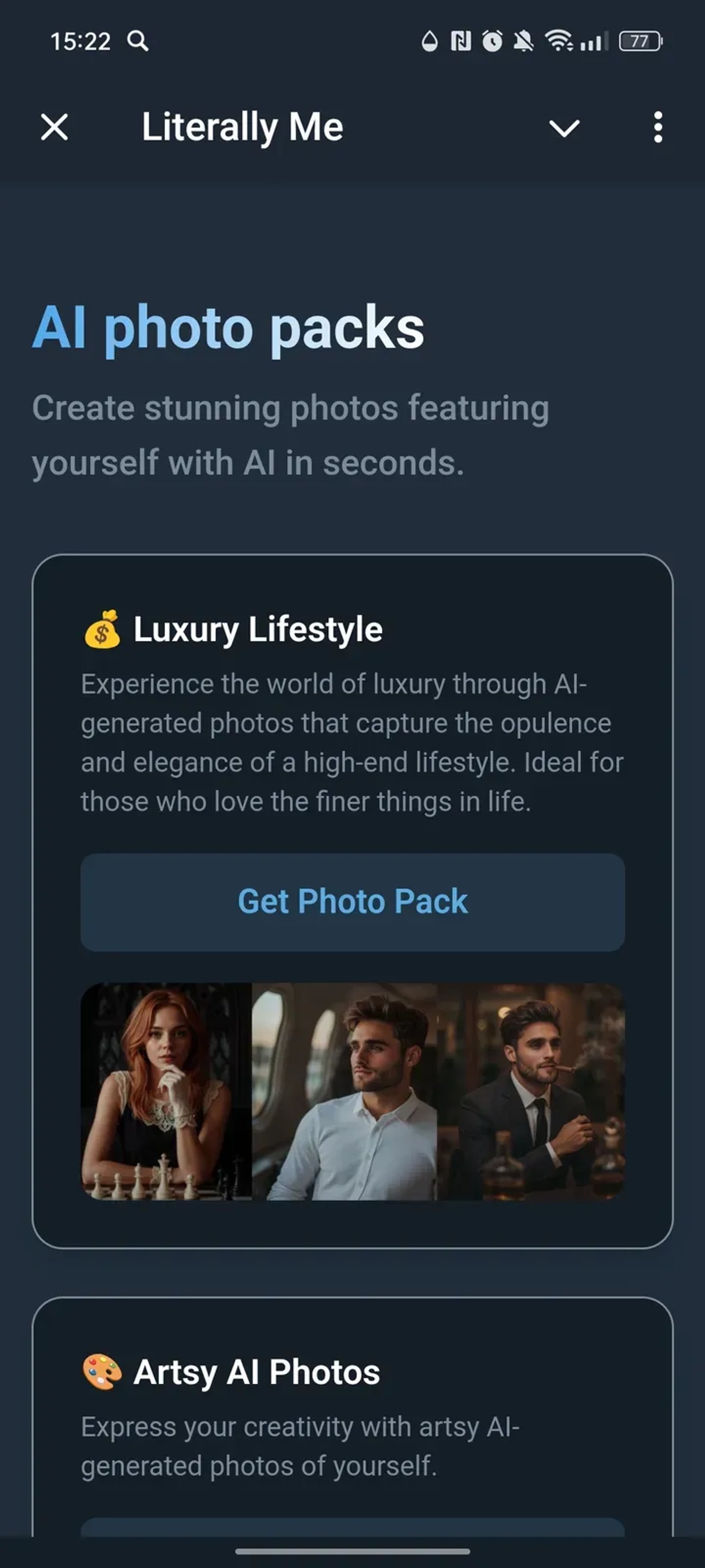 Literally Me в Телеграм — скриншот 3