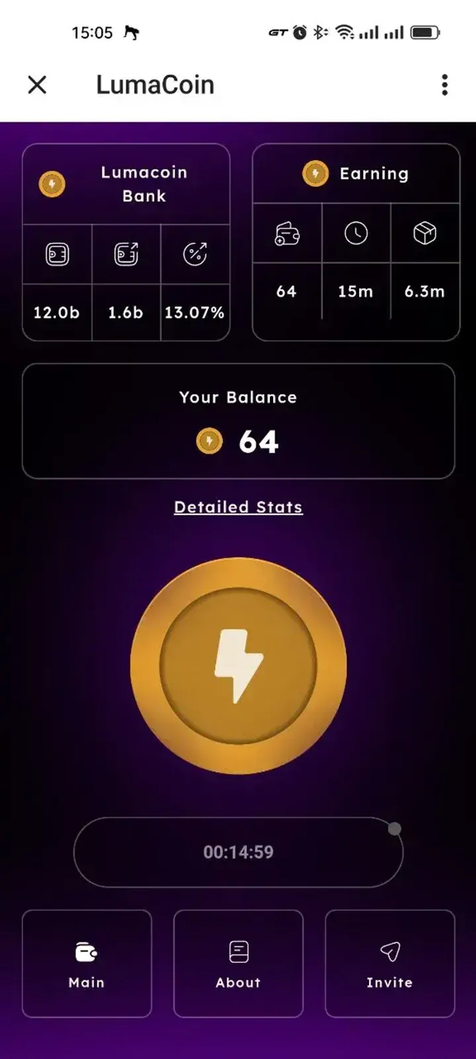 LumaCoin в Телеграм — скриншот 2