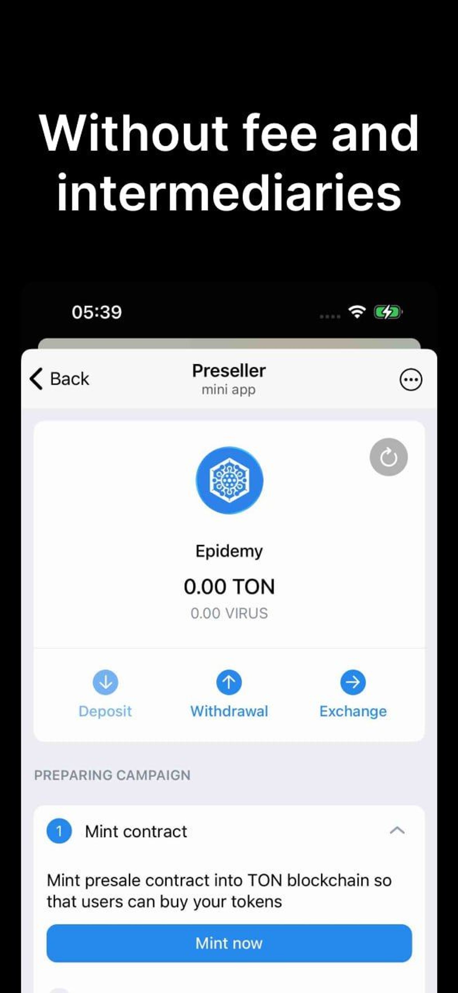 Preseller Telegram Screenshot 4
