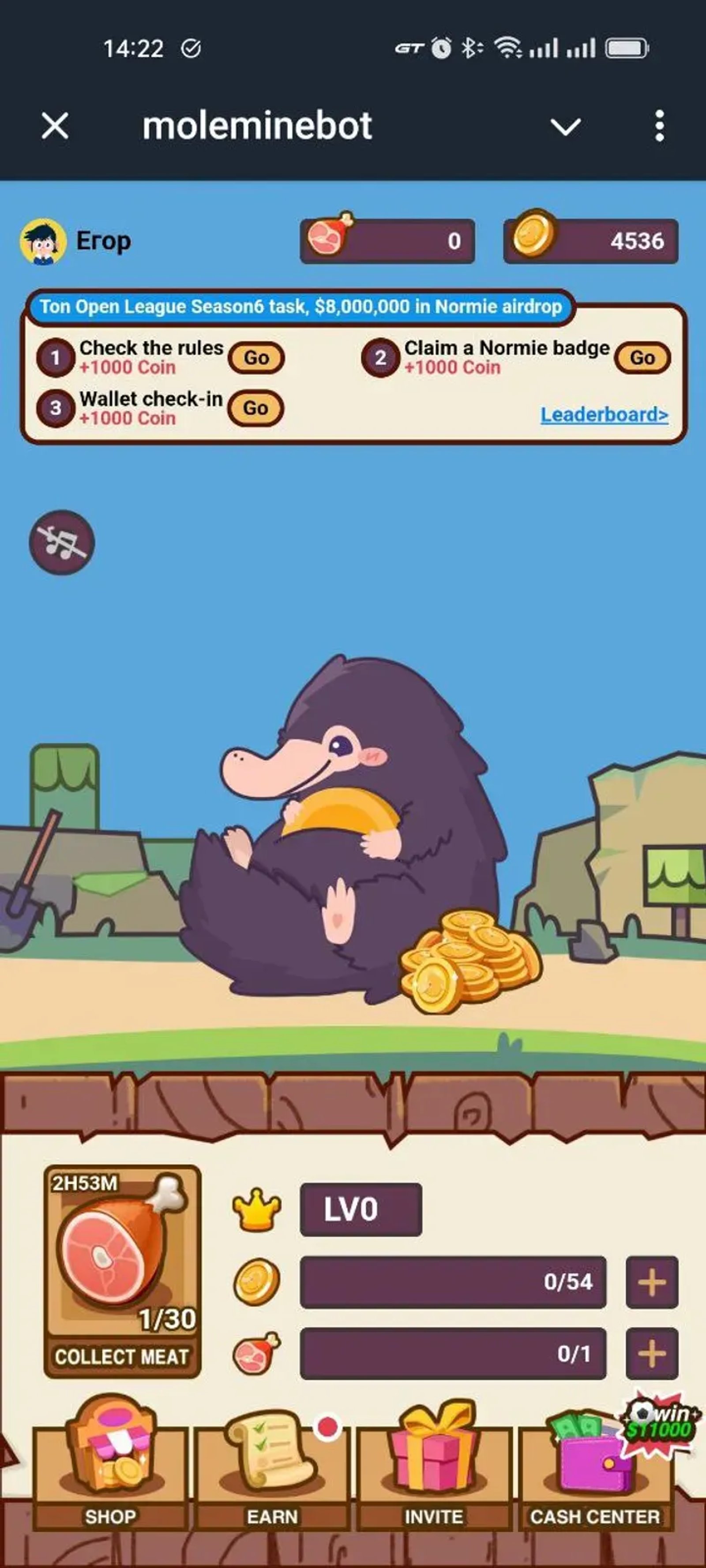 moleminebot Telegram Screenshot 3