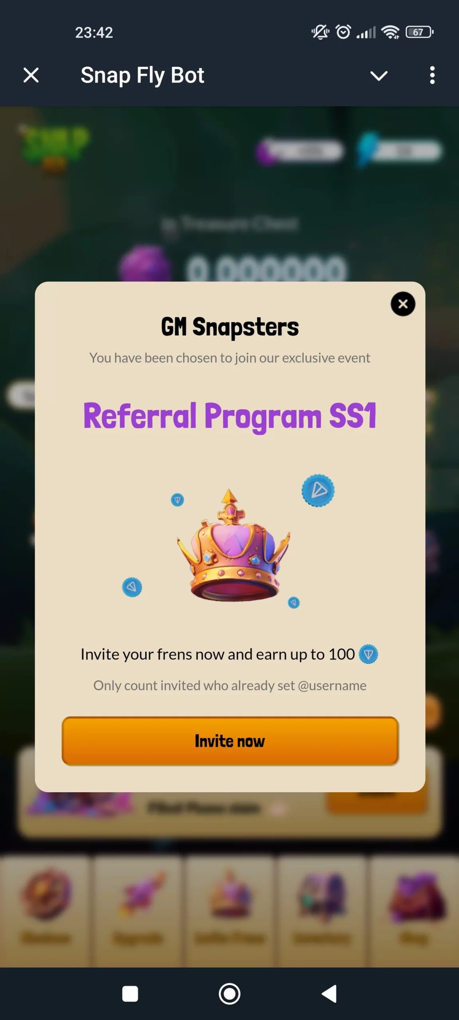 Snap Fly Реферал