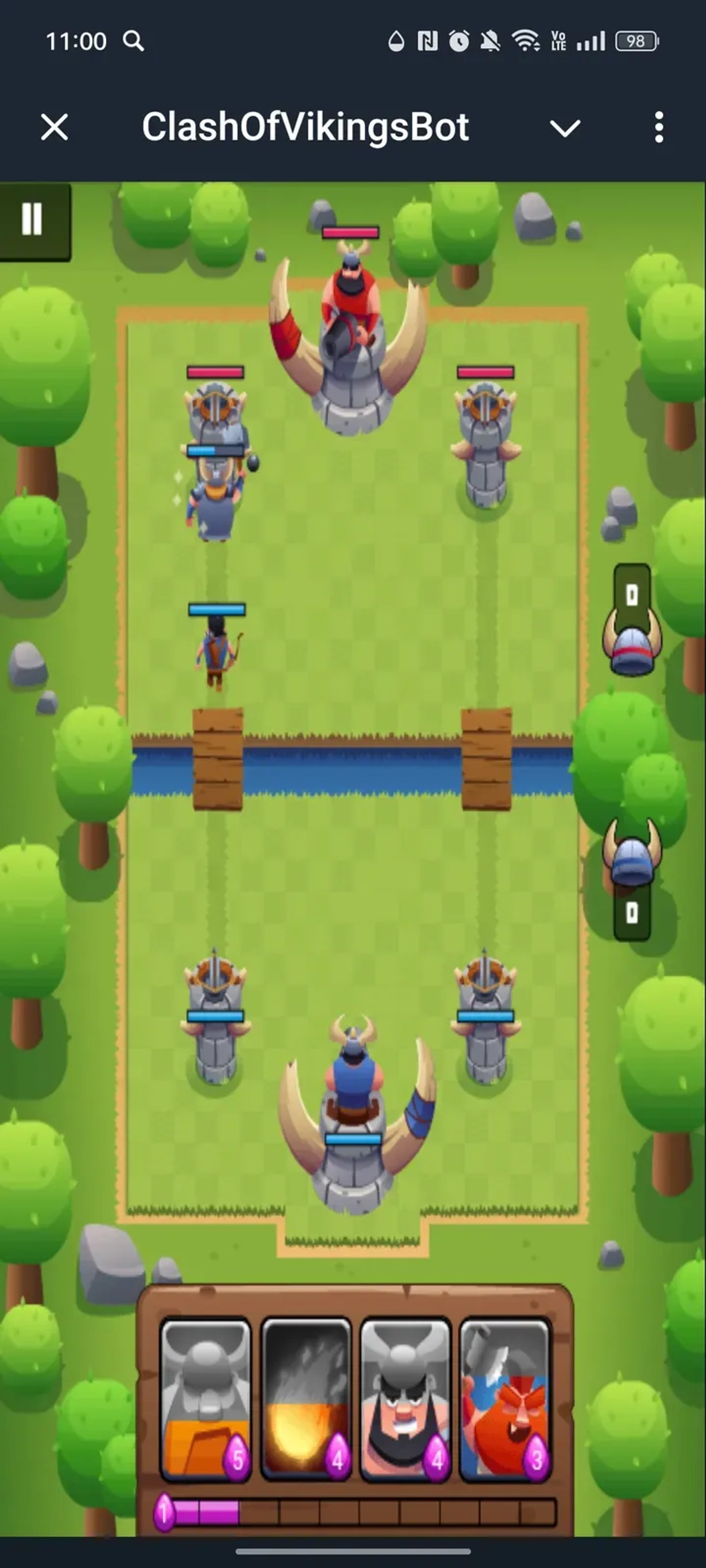 ClashOfVikingsBot в Telegram — скриншот 4