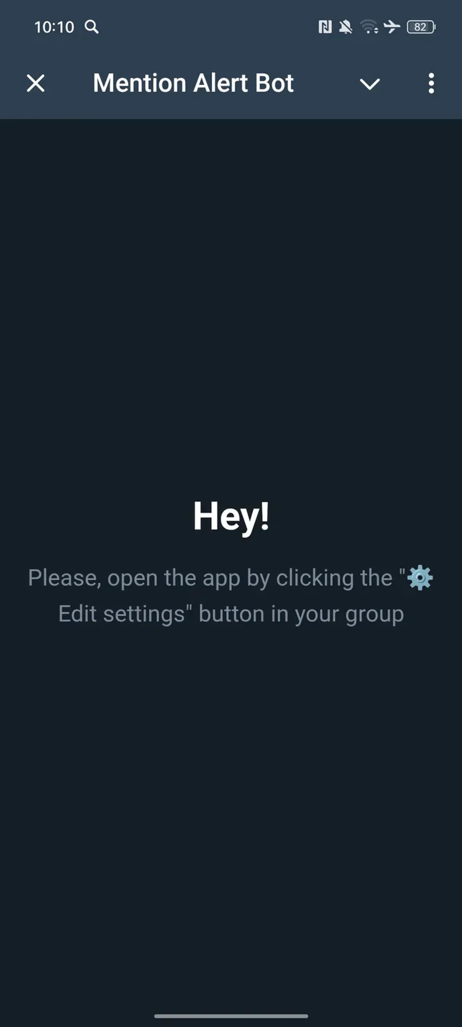 Mention Alert Bot в Телеграм — скриншот 3
