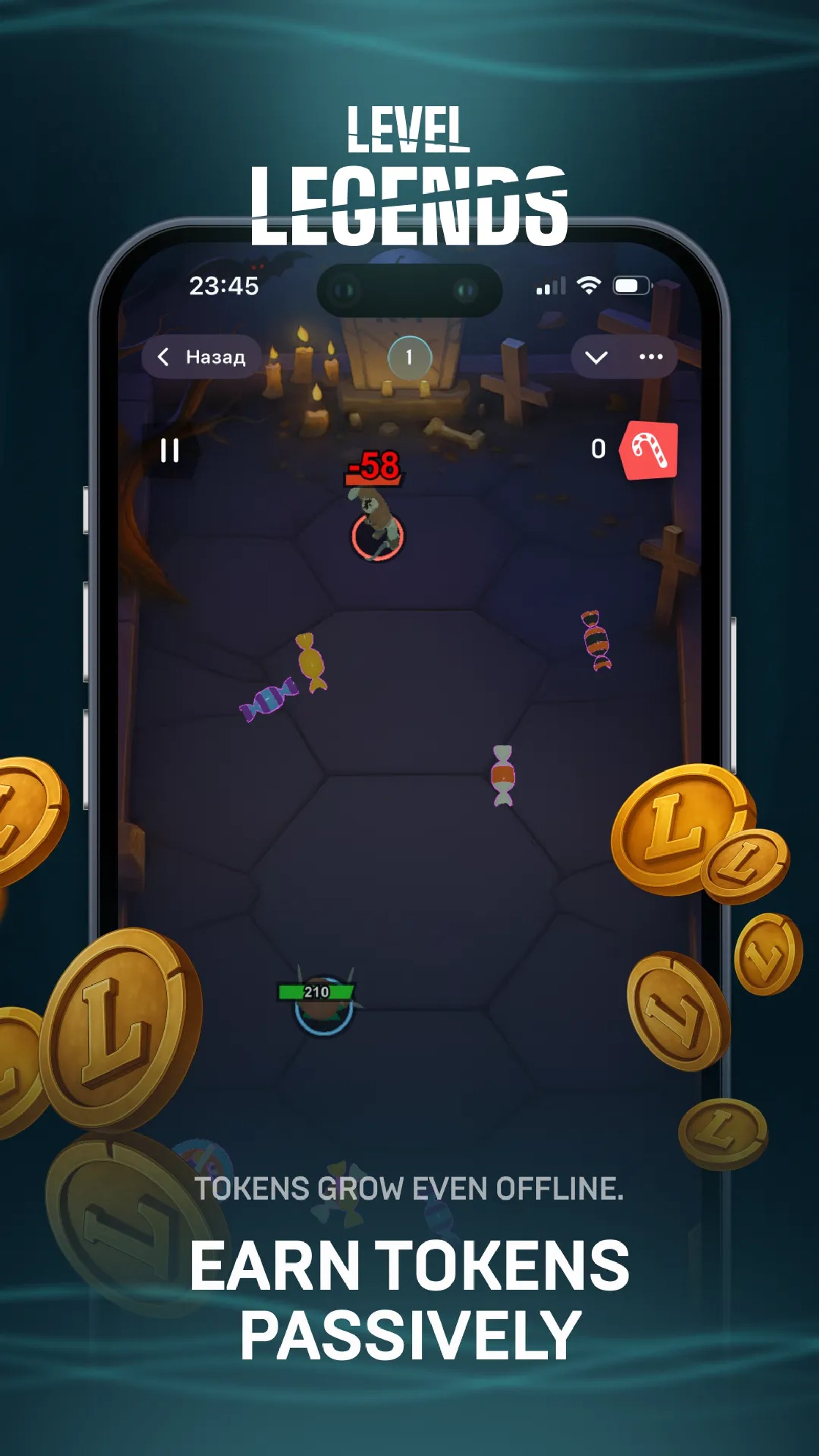 Level Legends в Telegram — скриншот 1