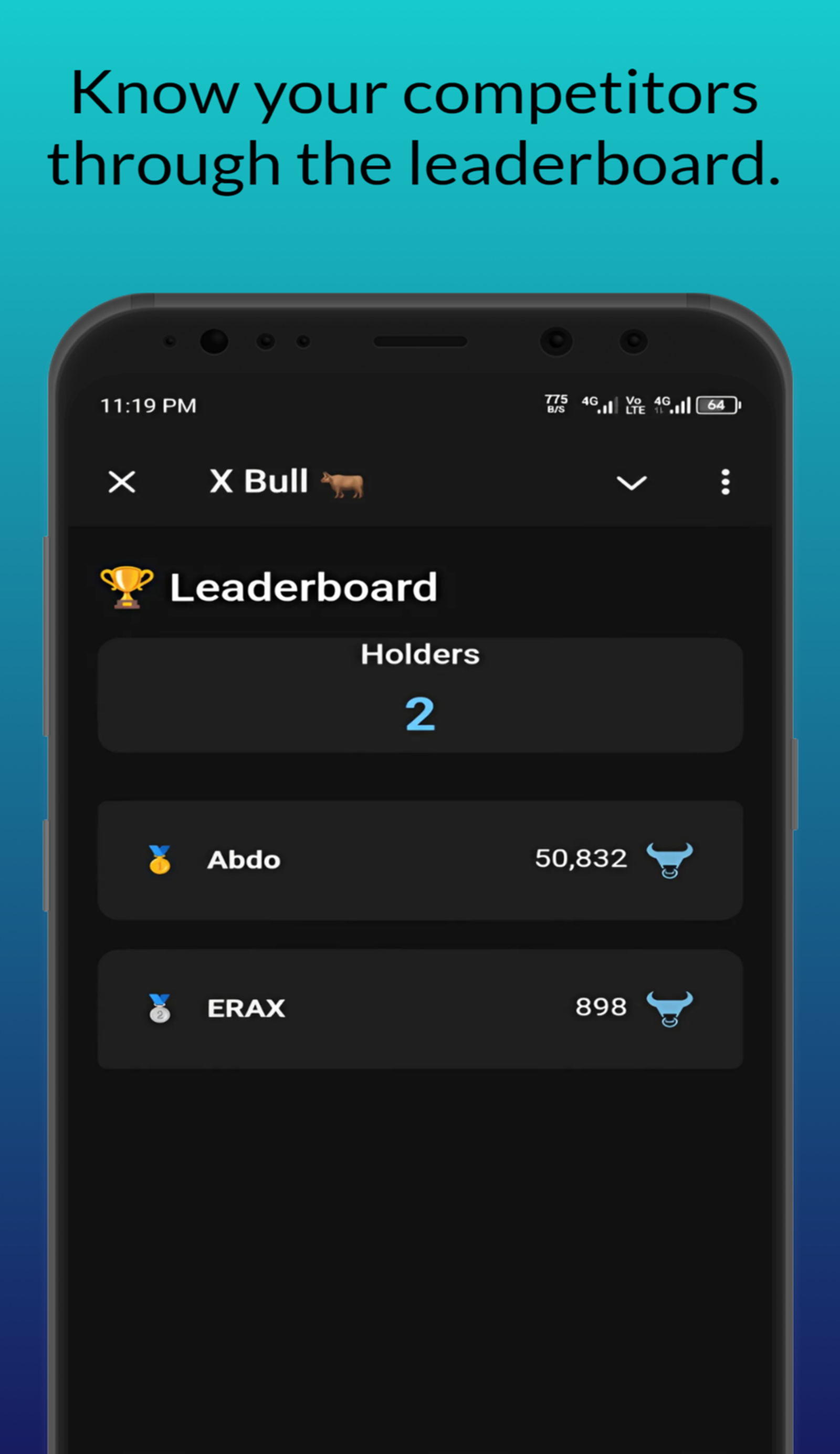 X Bull в Телеграм — скриншот 4