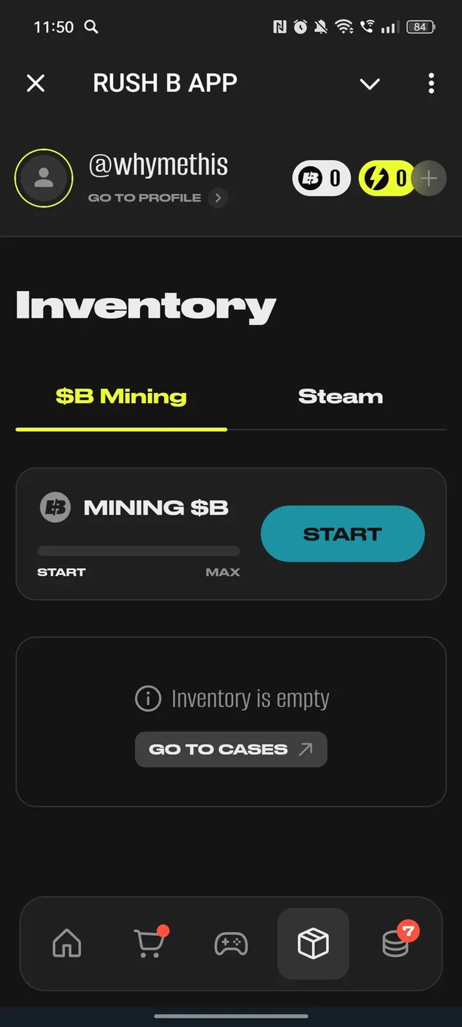 RUSH B APP в Телеграм — скриншот 4