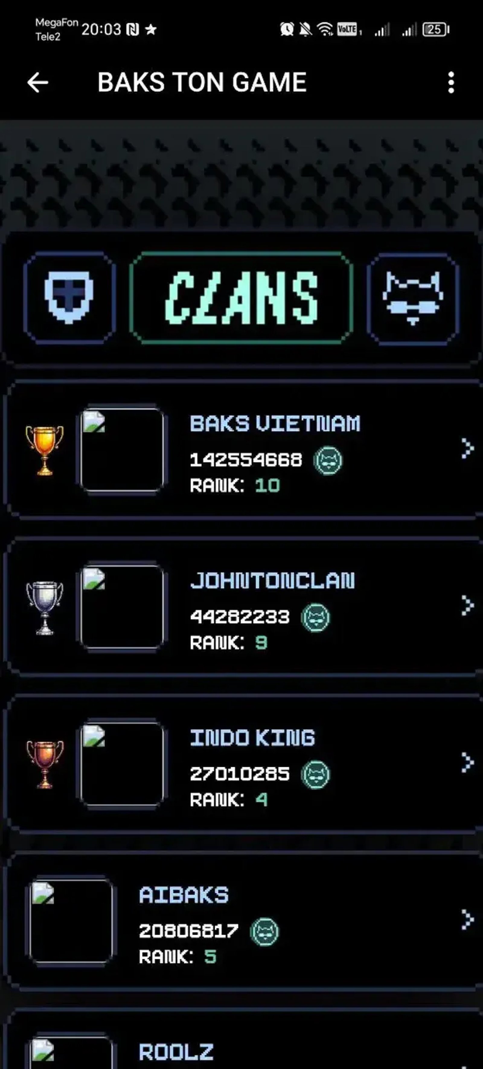 BAKS TON GAME в Телеграм — скриншот 1