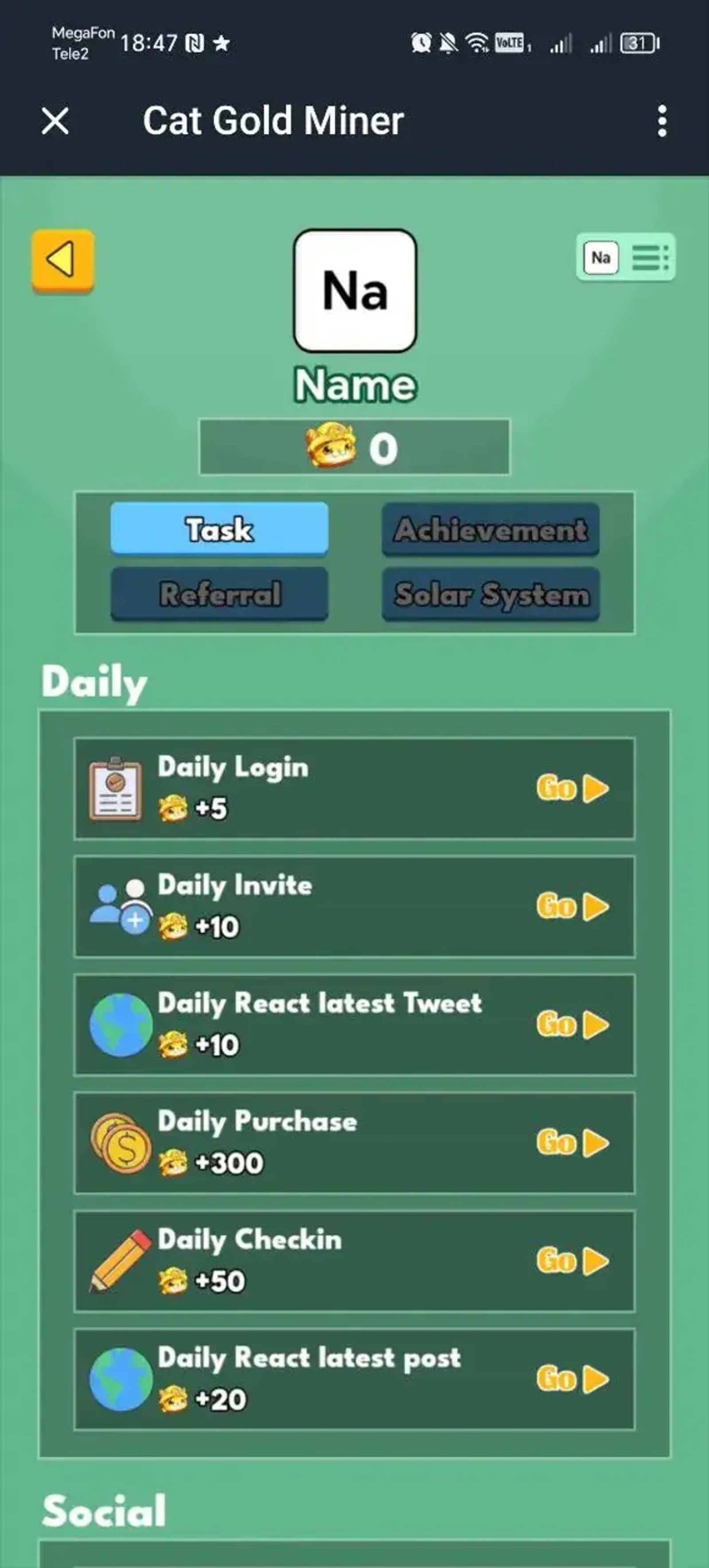 Cat Gold Miner Telegram Screenshot 5