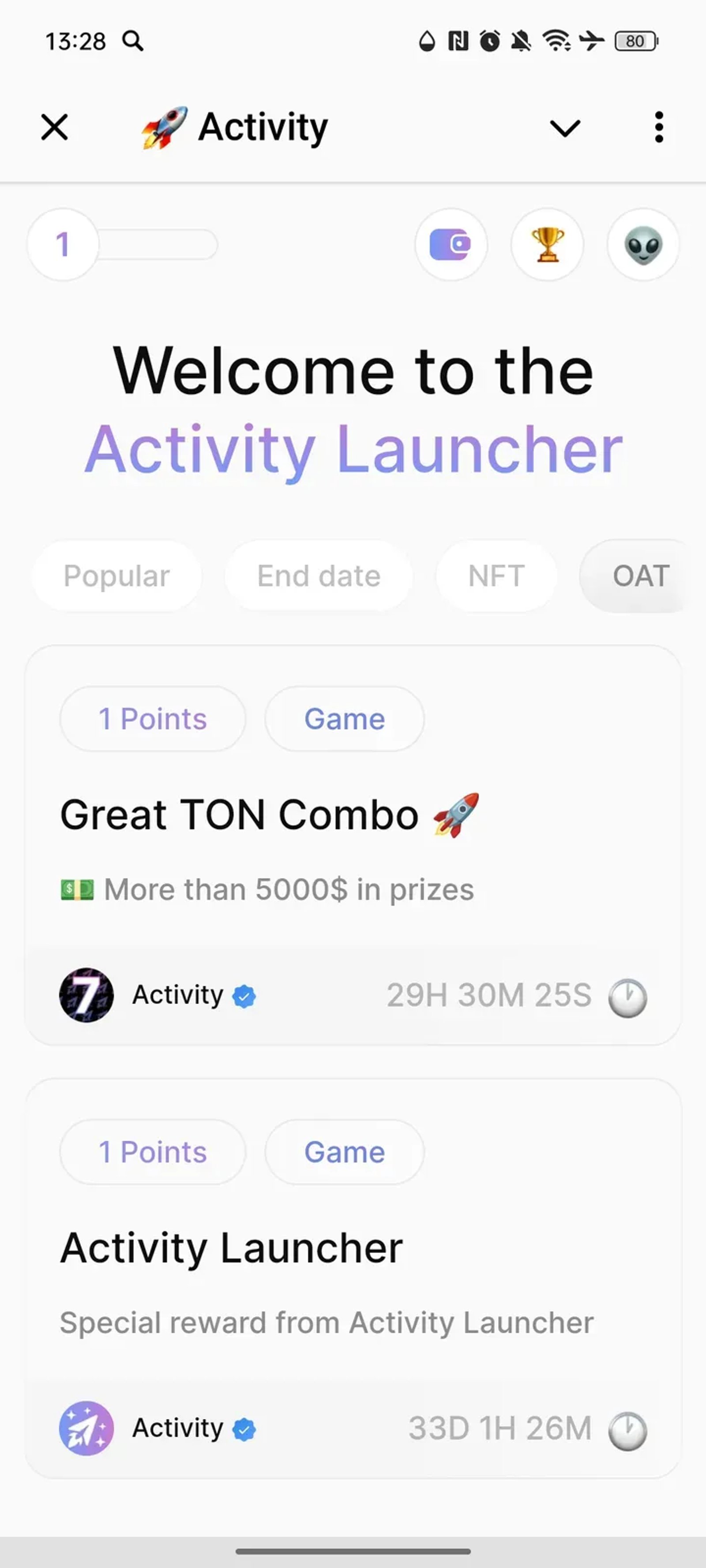 π Activity Telegram Screenshot 4