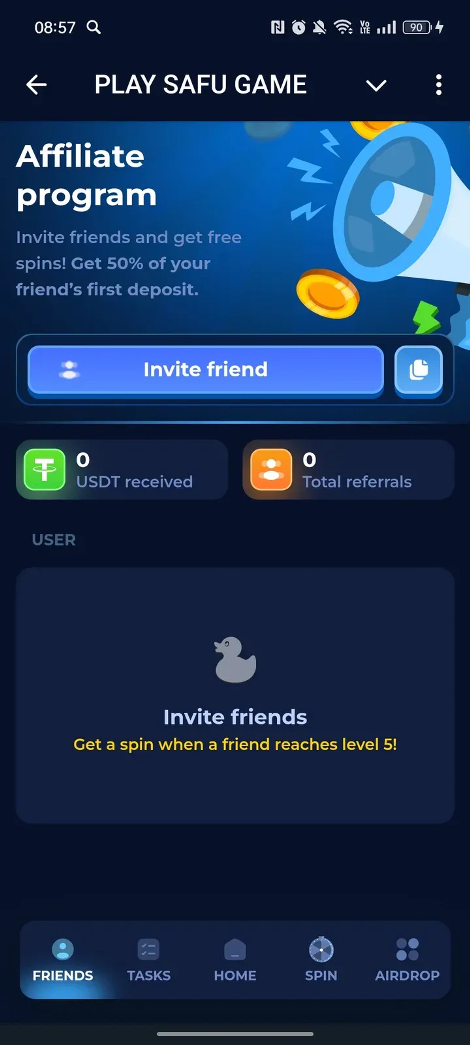 PLAY SAFU GAME в Телеграм — скриншот 3