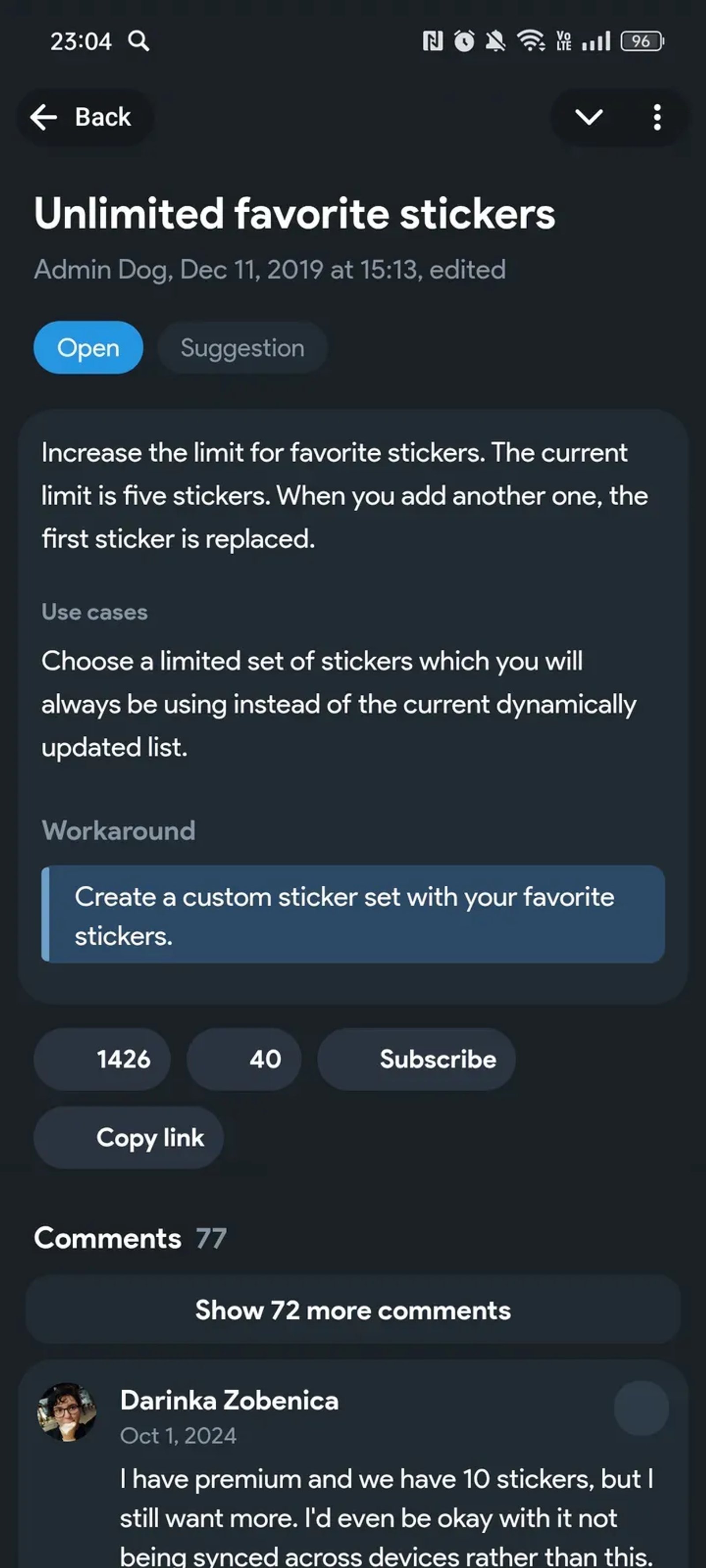 Bugs and Suggestions ✔ Telegram Screenshot 5