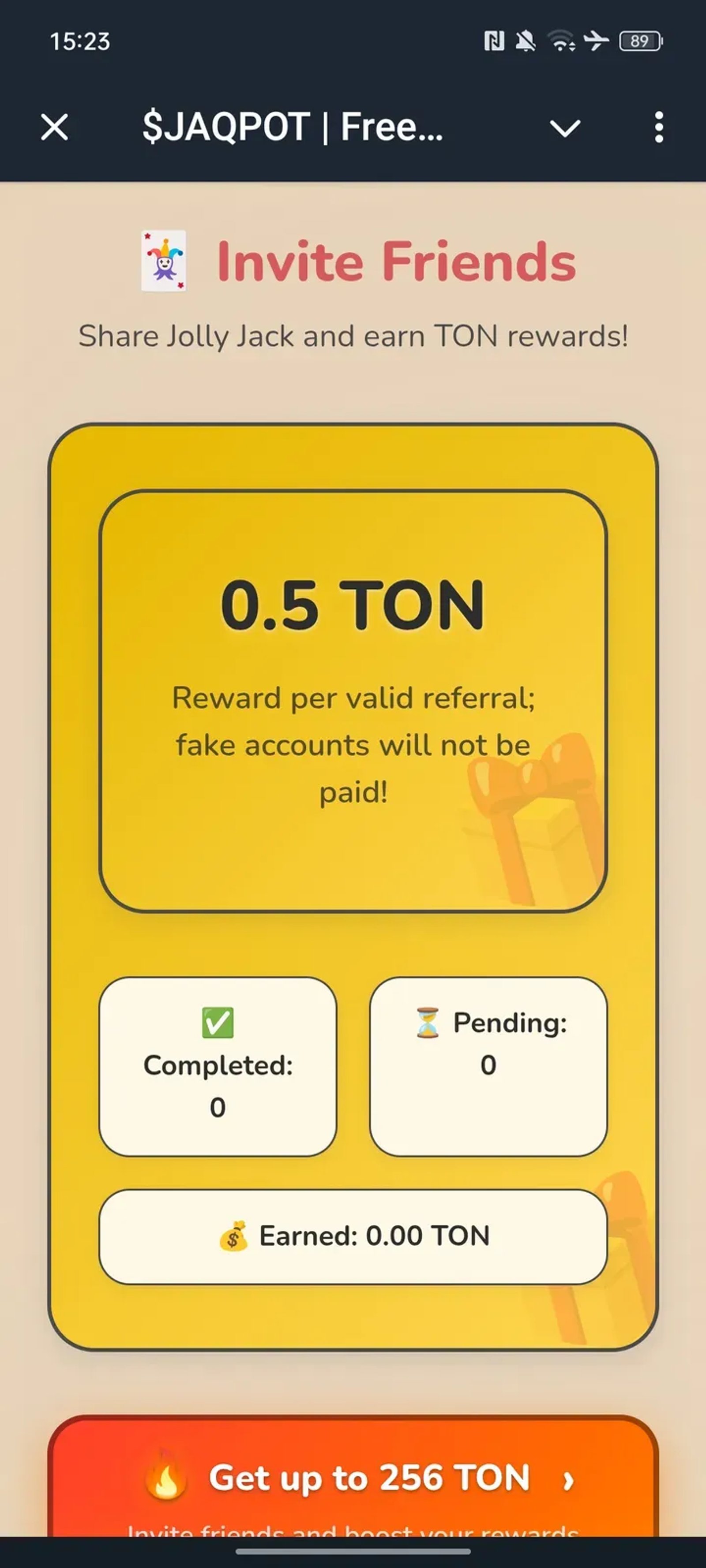 $JAQPOT | Free Mint π Π² Telegram β ΡΠΊΡΠΈΠ½ΡΠΎΡ 3