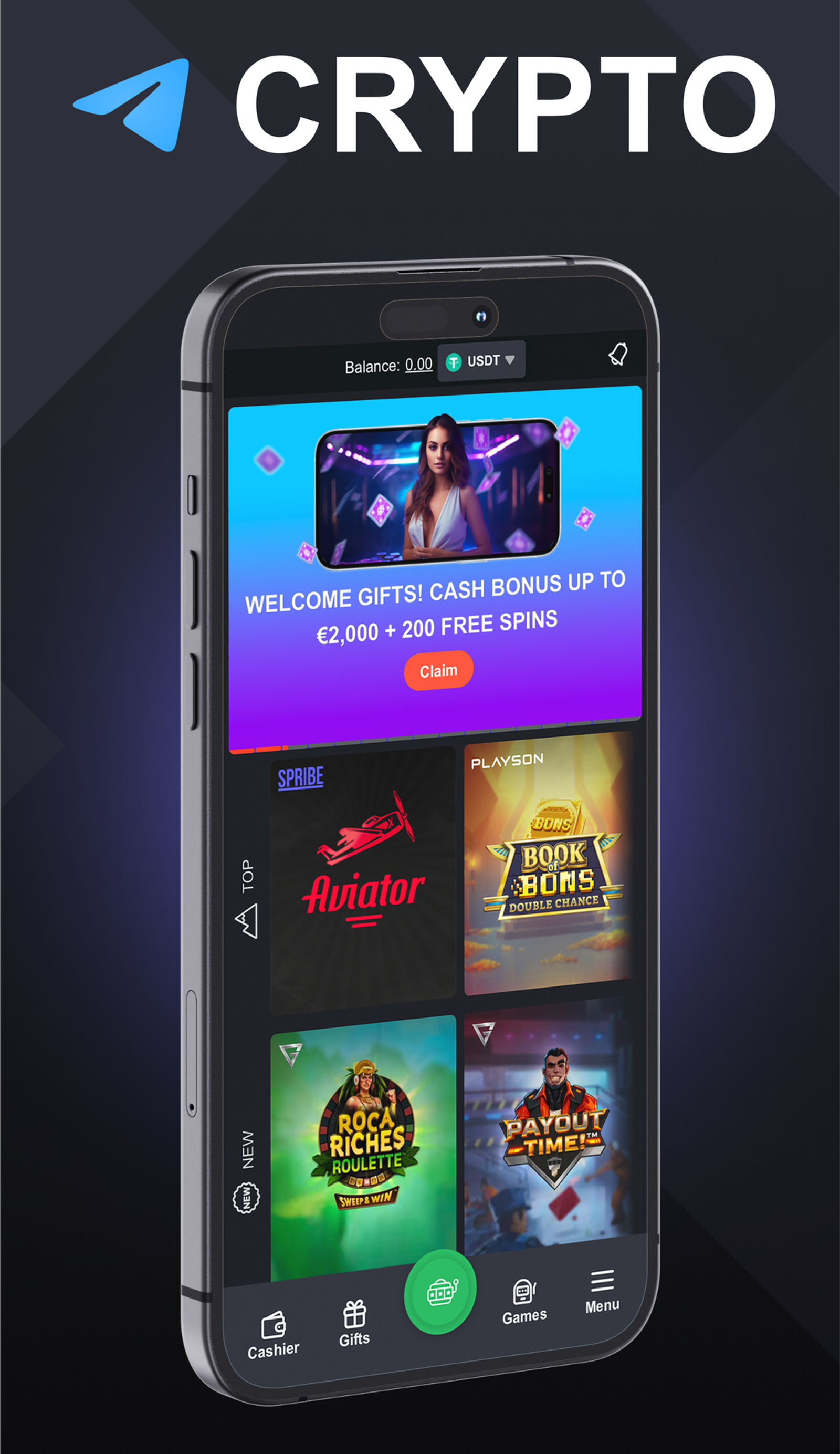Bons Casino в Телеграм — скриншот 1