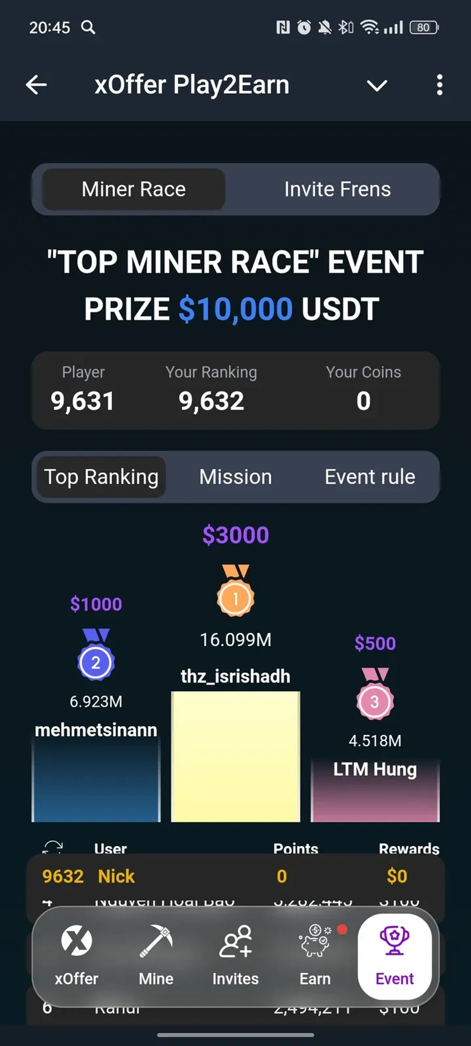 xOffer Play2Earn в Телеграм — скриншот 5