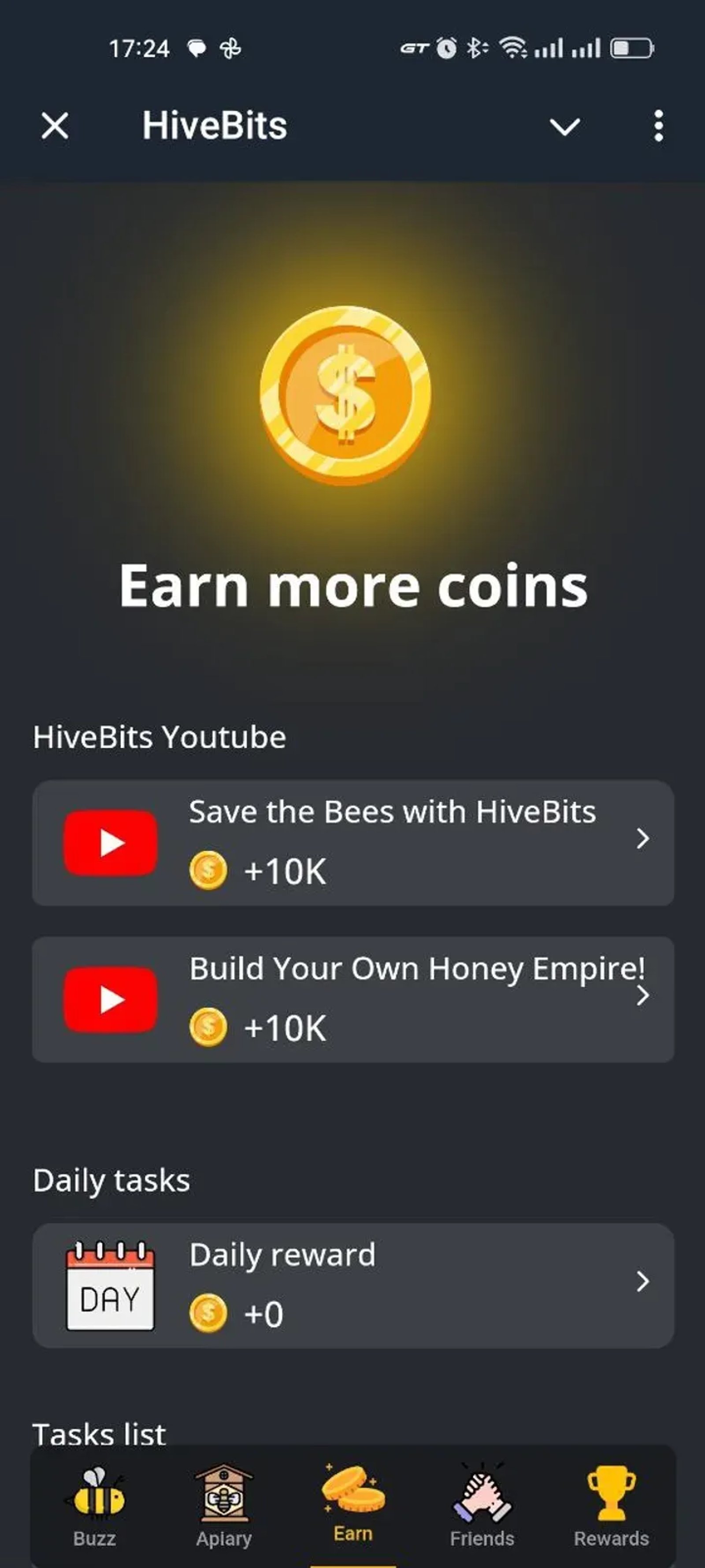 HiveBits в Телеграм — скриншот 4