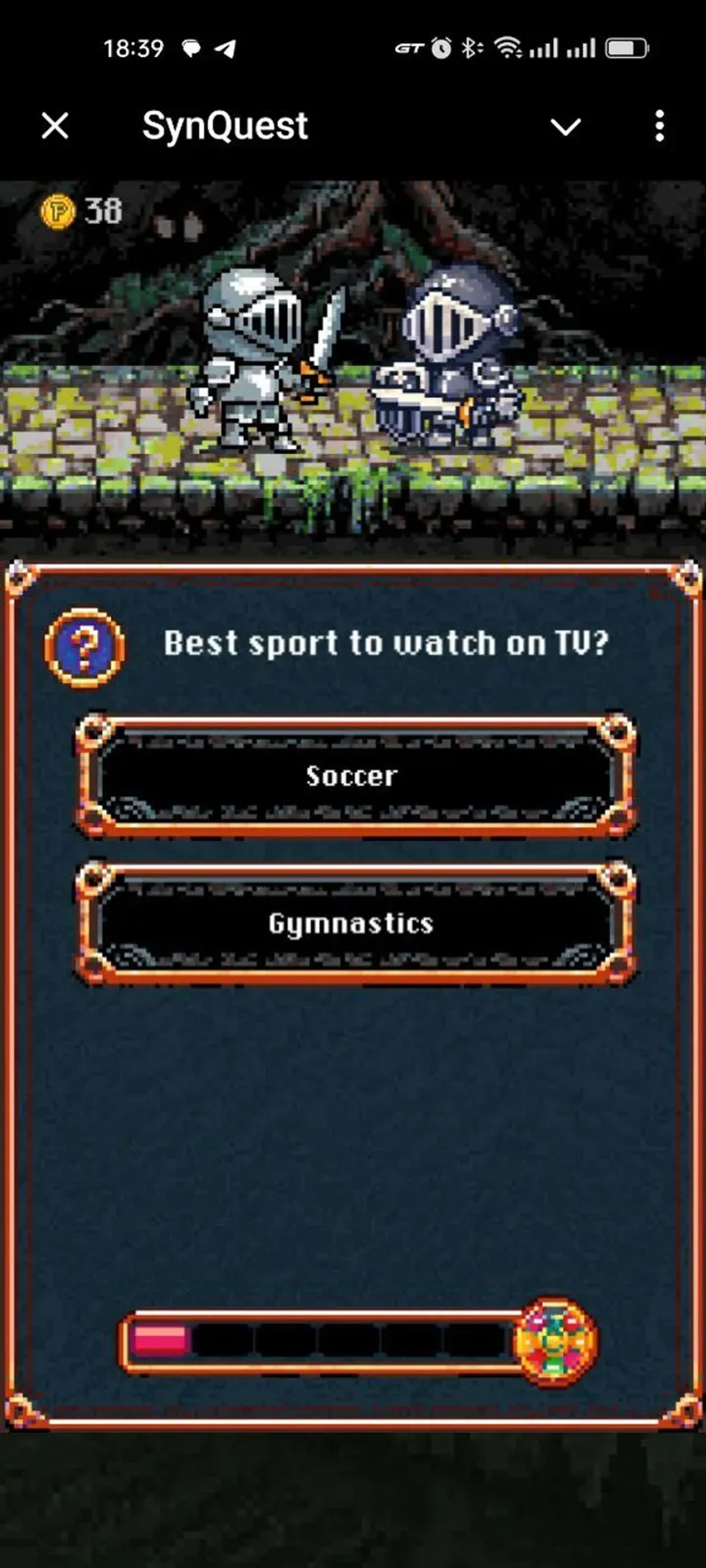 SynQuest в Телеграм — скриншот 1