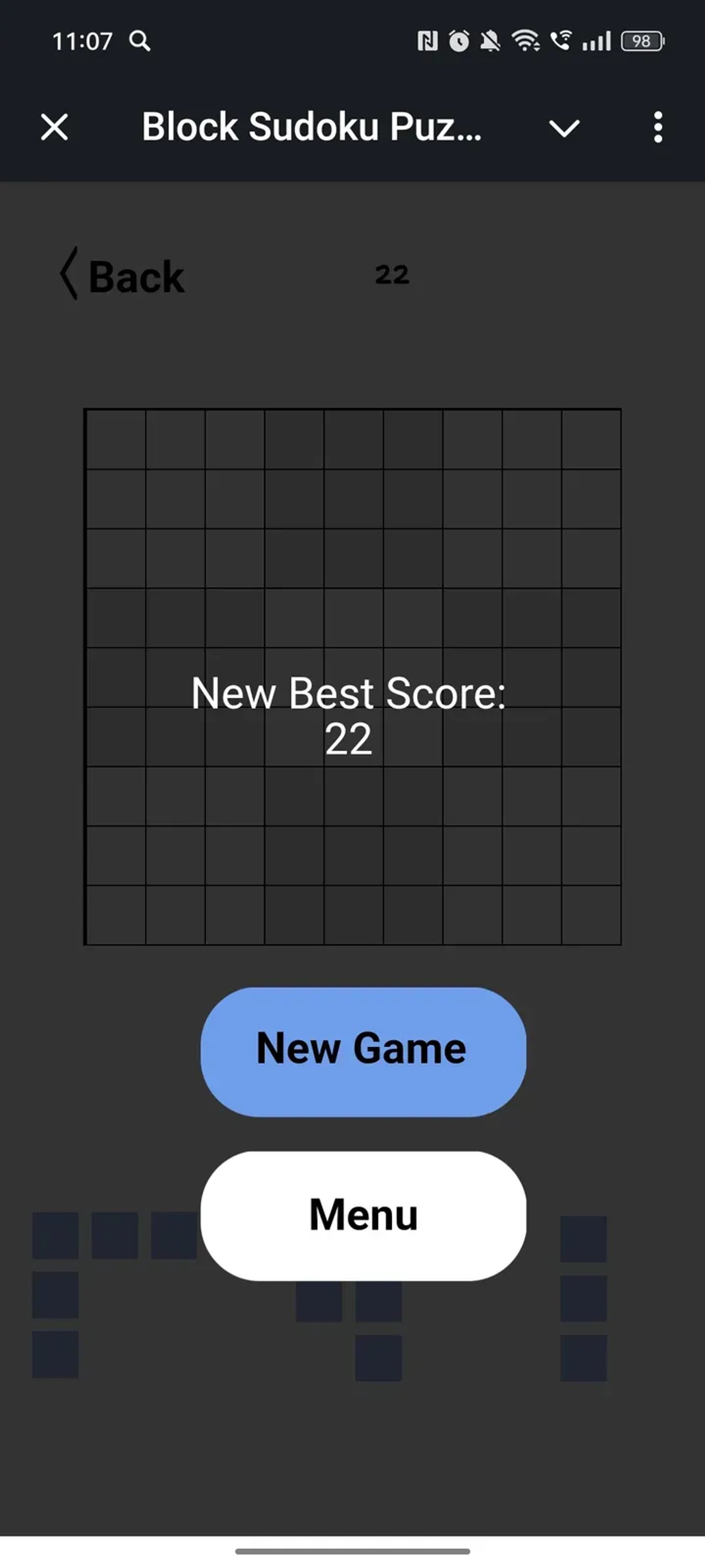 Block Sudoku Puzzle в Телеграм — скриншот 3