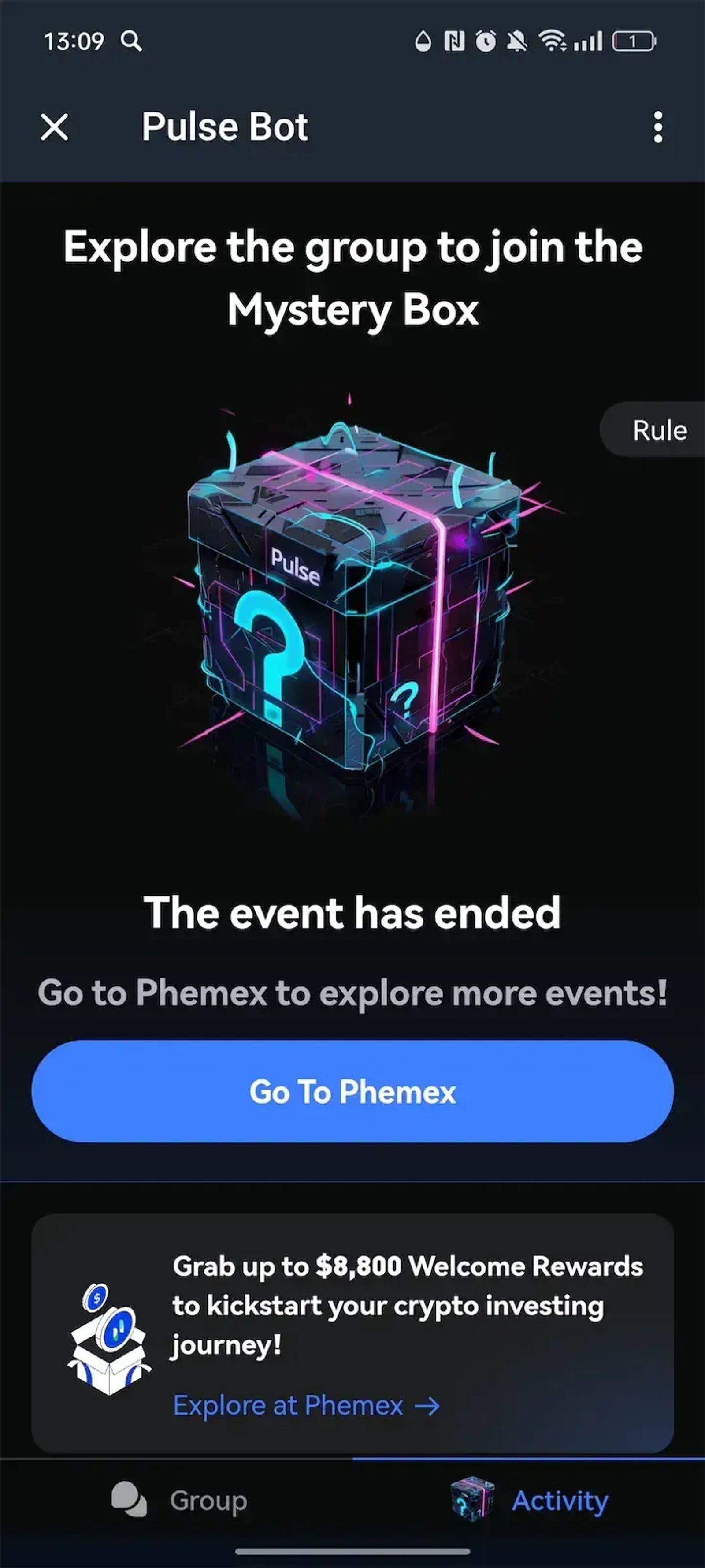 Pulse Bot в Телеграм — скриншот 2