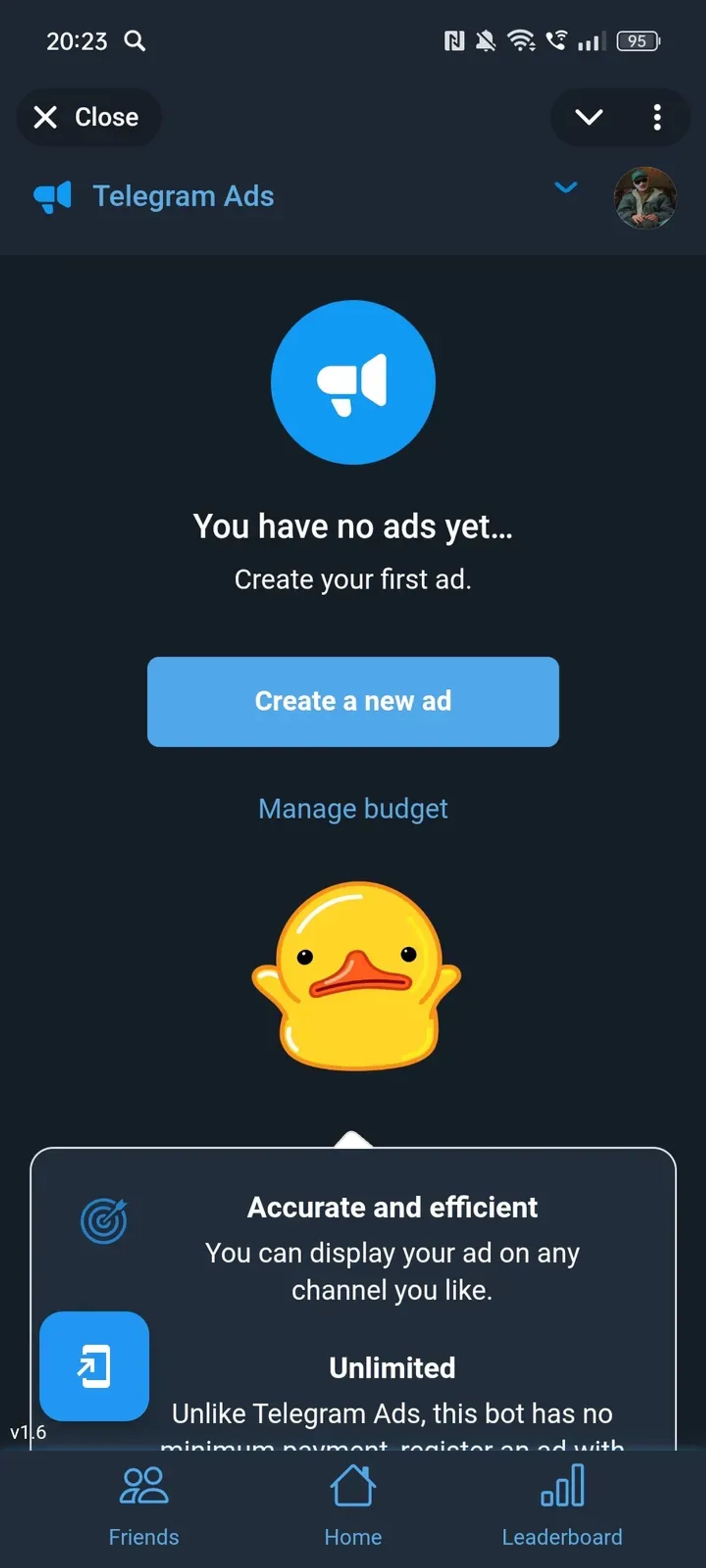 Telegram Ads [Ads Platform] в Телеграм — скриншот 1