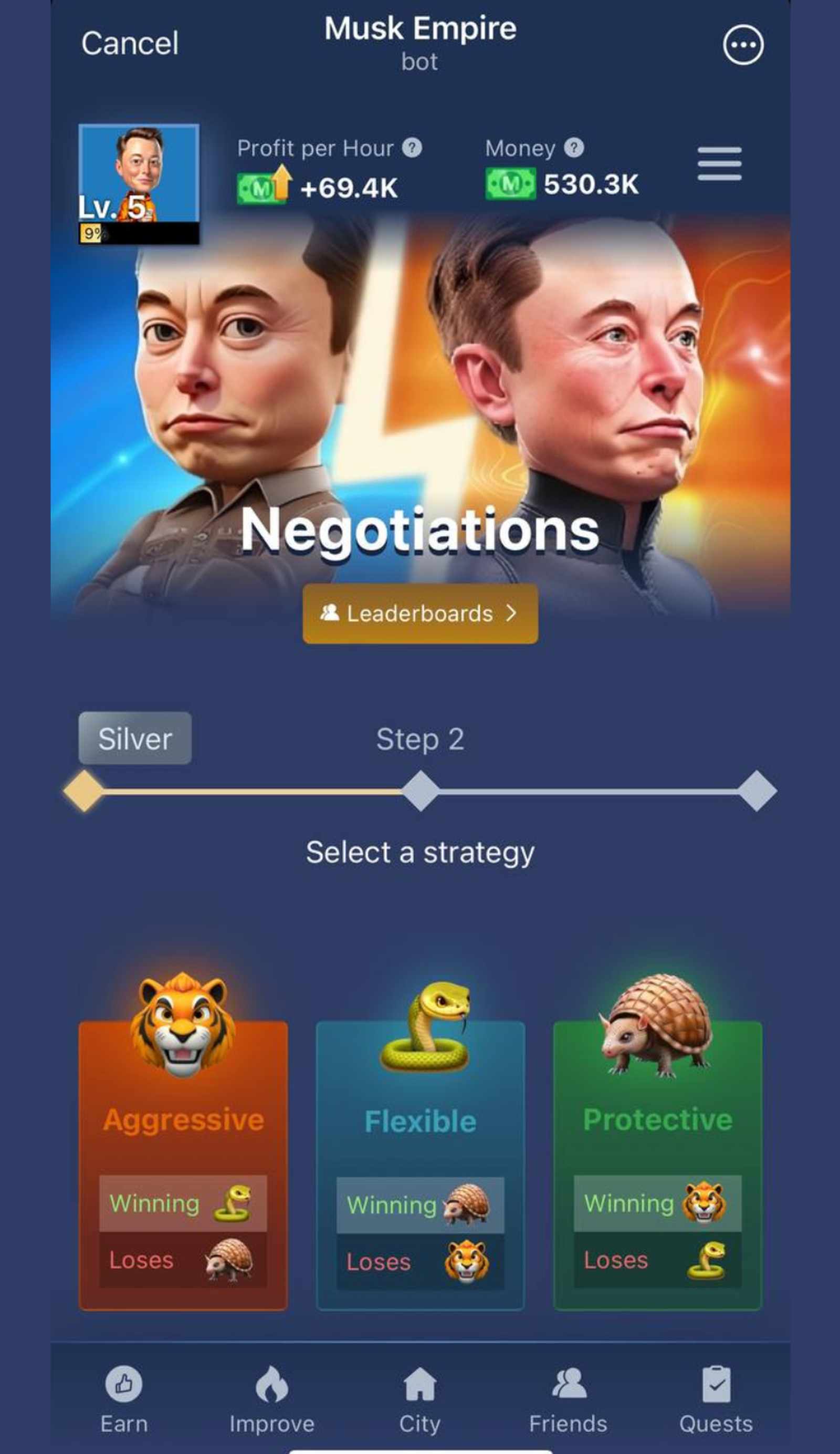 Musk Empire в Телеграм — скриншот 1