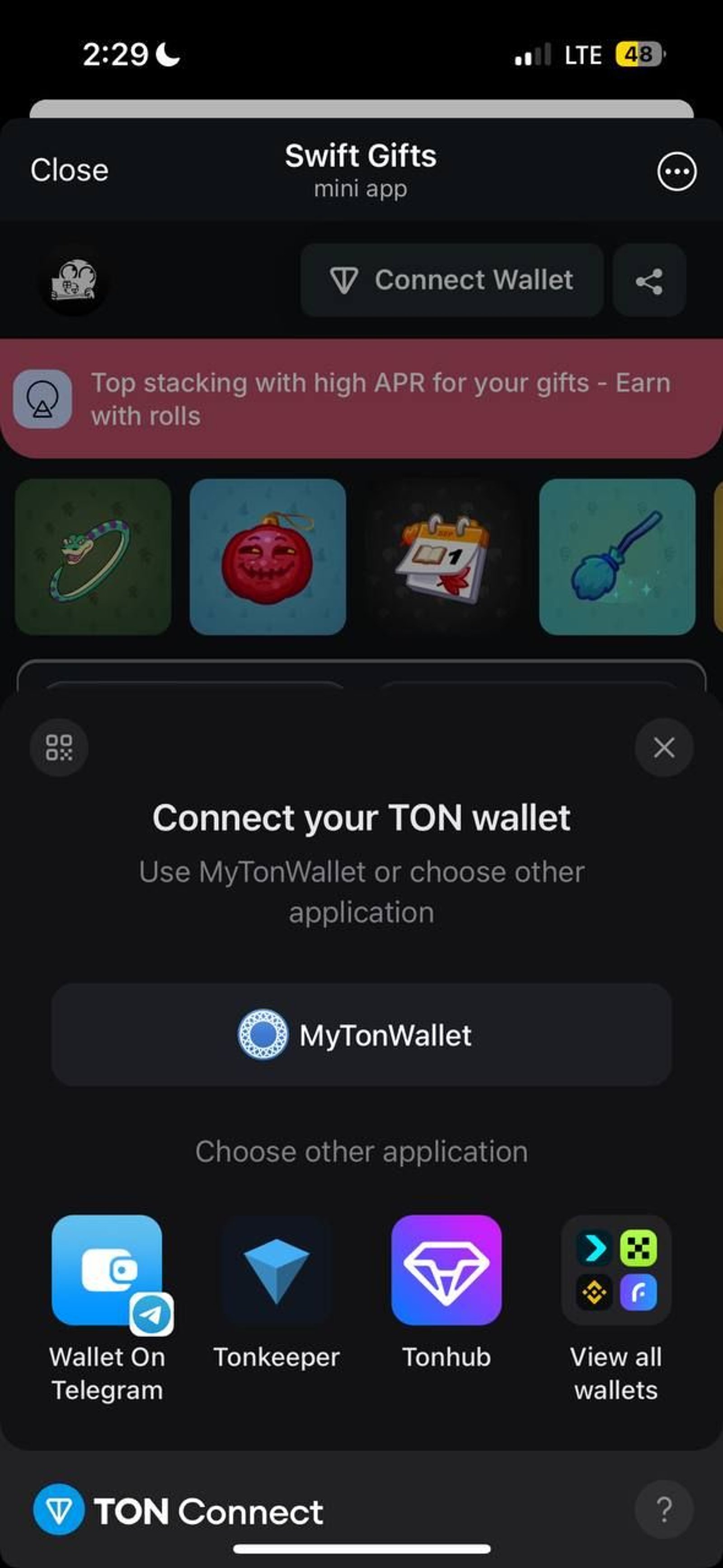 Swift Gifts Telegram Screenshot 3