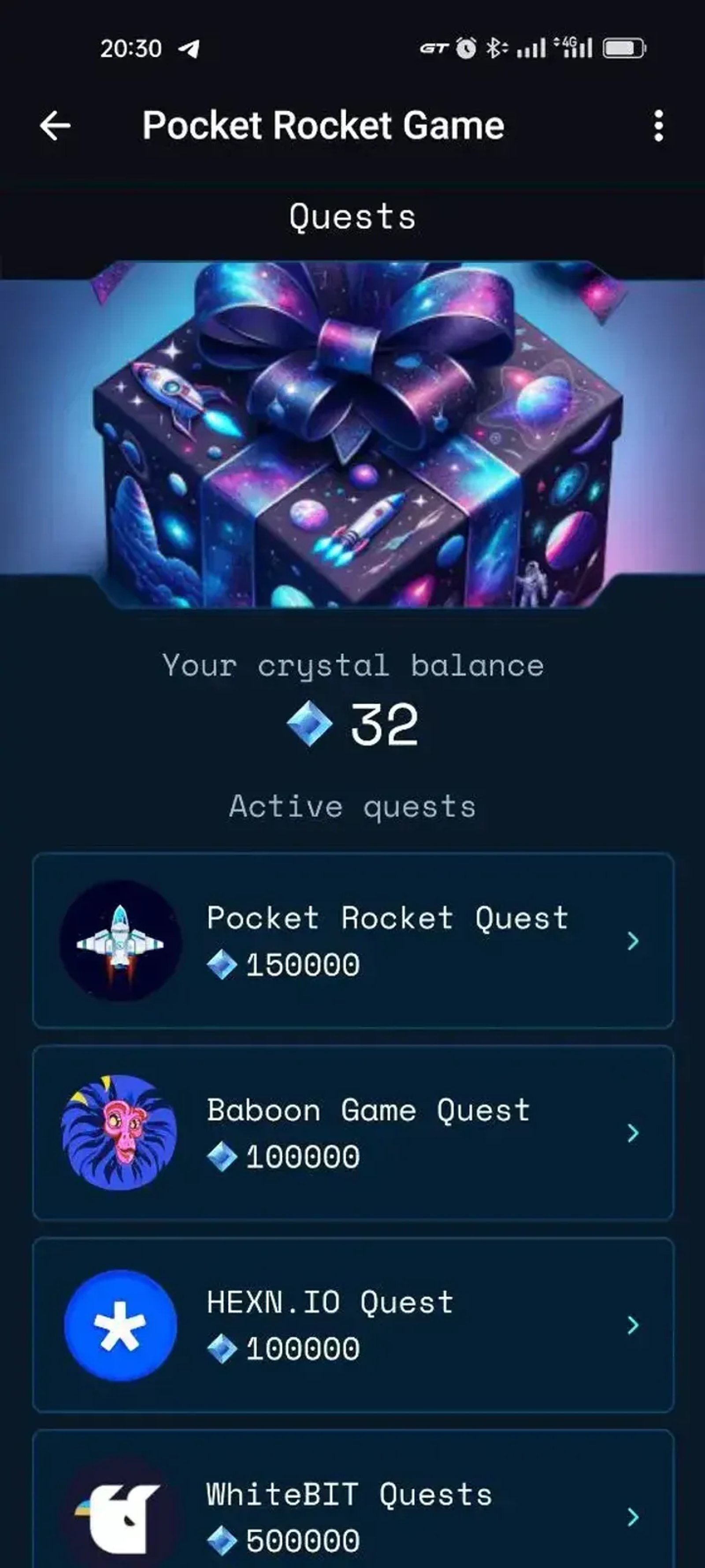 Pocket Rocket Game в Телеграм — скриншот 2