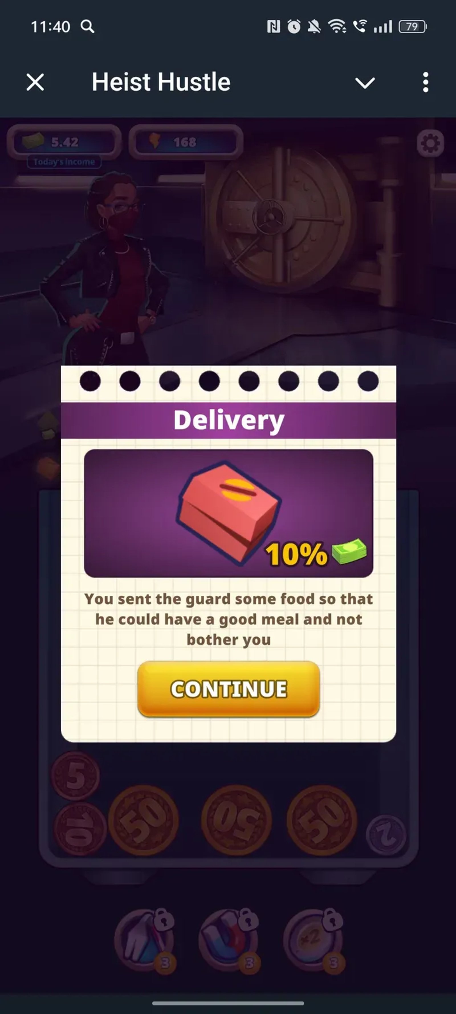 Heist Hustle в Телеграм — скриншот 3