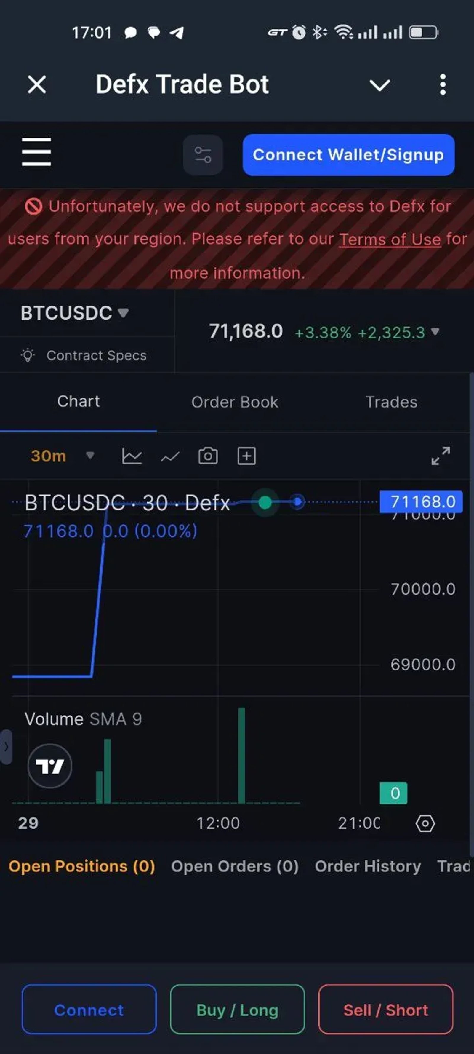Defx - Trade Perps в Телеграм — скриншот 3